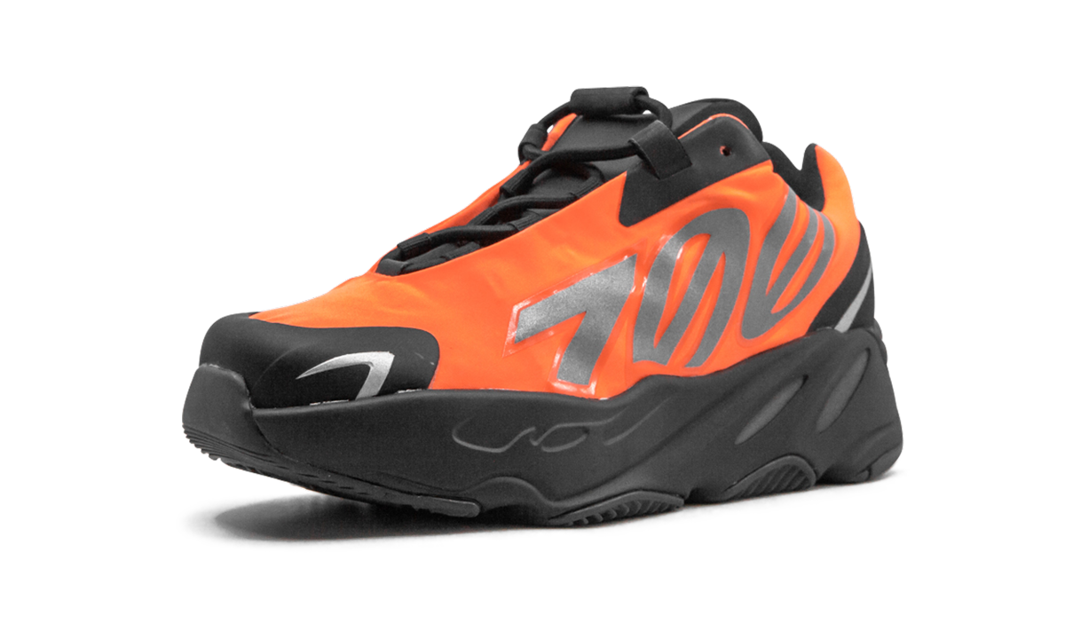 adidas yeezy boost 700 mnvn orange kids+FX3354+left diagnol single view