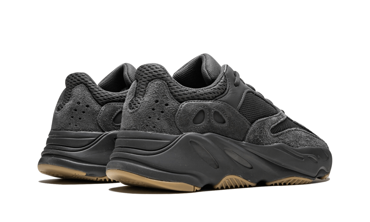 adidas yeezy boost 700 utility black+FV5304+diagnol right behind view