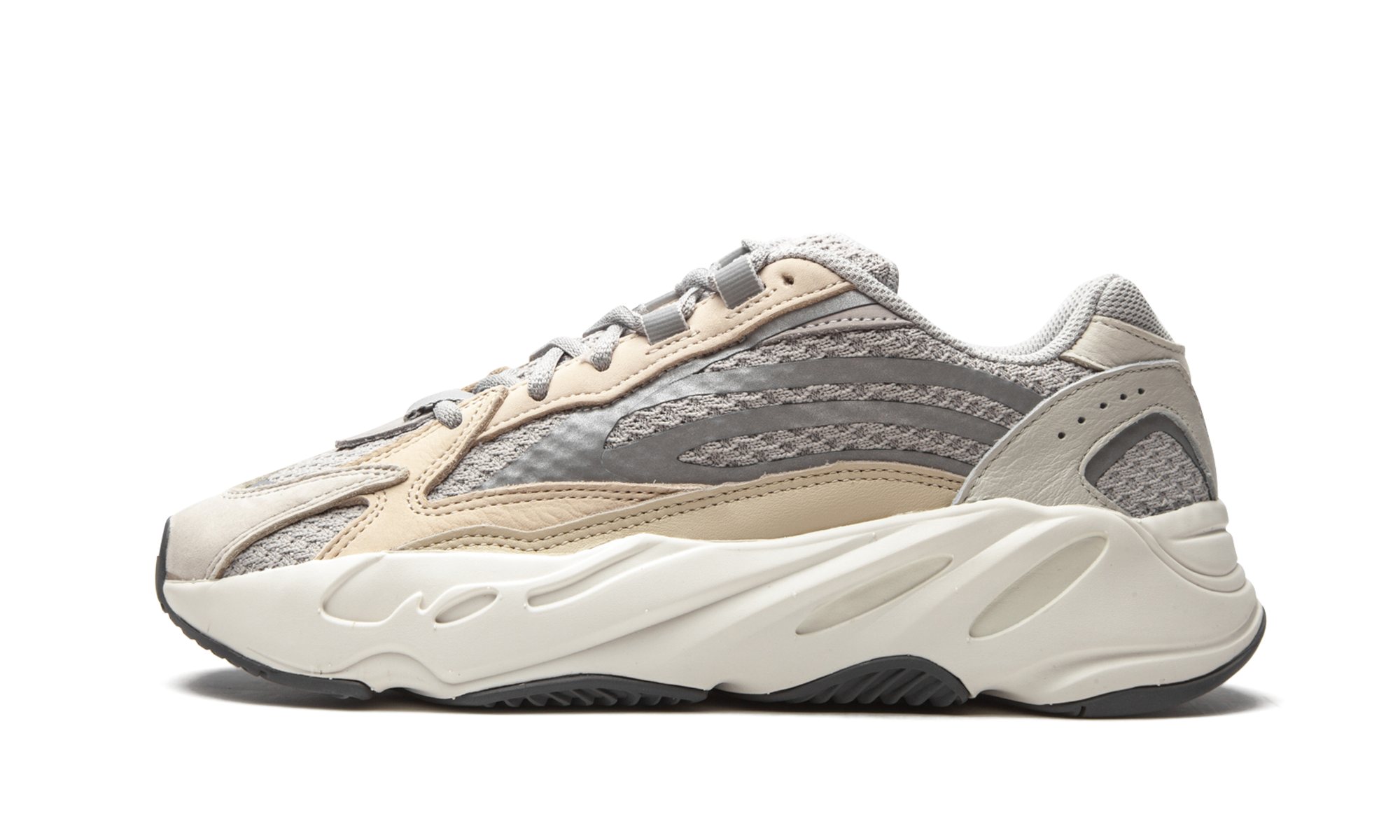 adidas yeezy boost 700 v2 cream+GY7924+diagnol right view 1