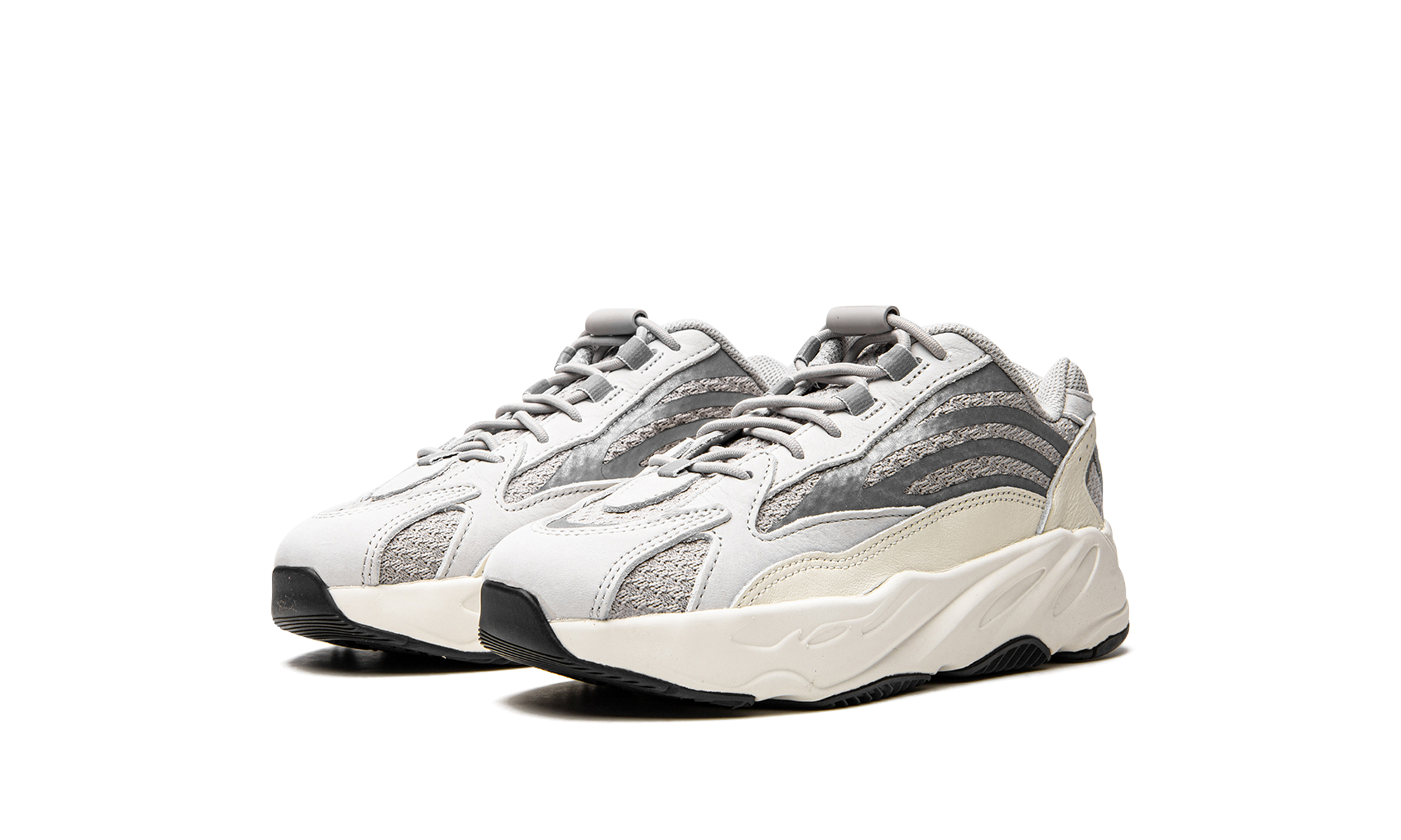 adidas yeezy boost 700 v2 static kids+HQ6966+diagnol left view