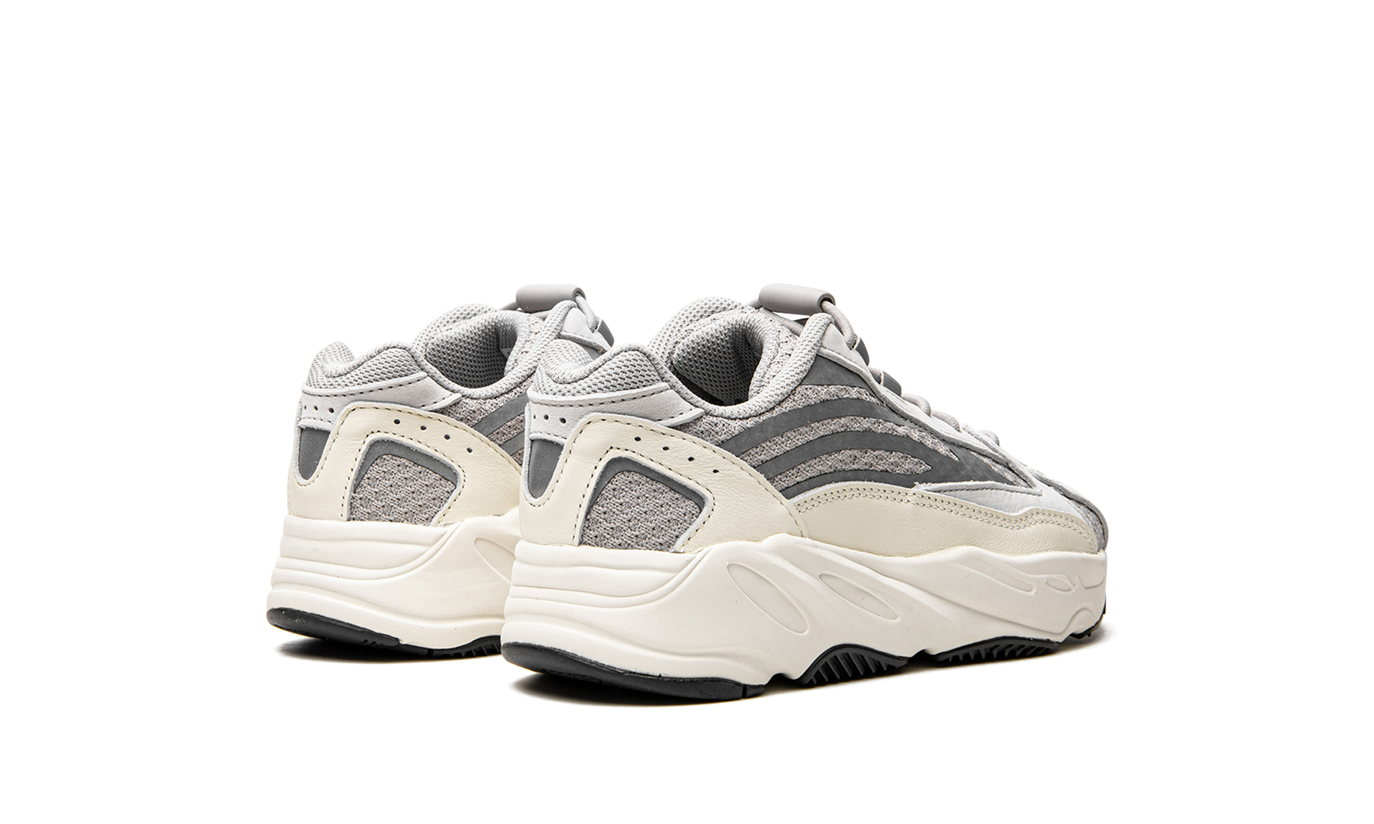 adidas yeezy boost 700 v2 static kids+HQ6966+diagnol right behind view
