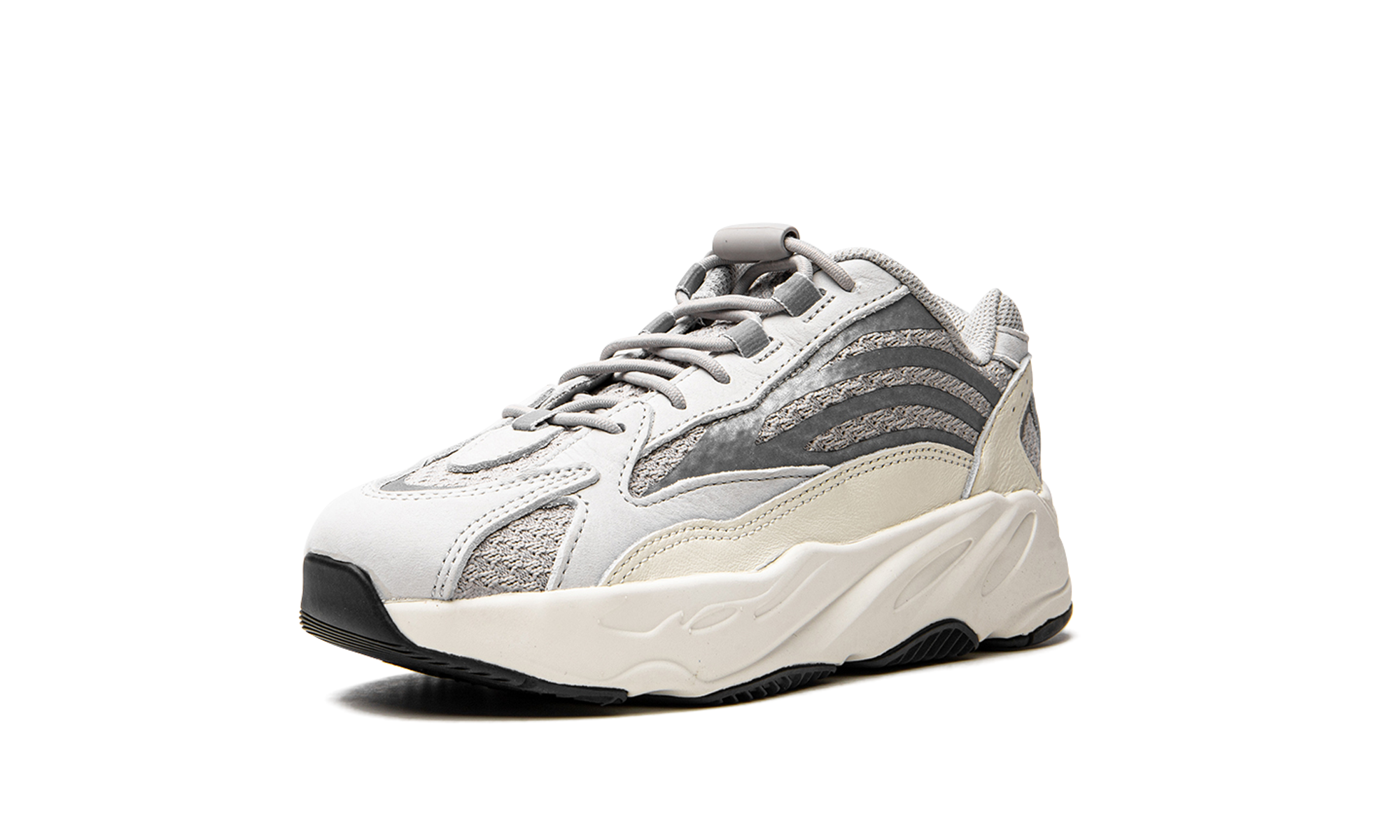 adidas yeezy boost 700 v2 static kids+HQ6966+left diagnol single view