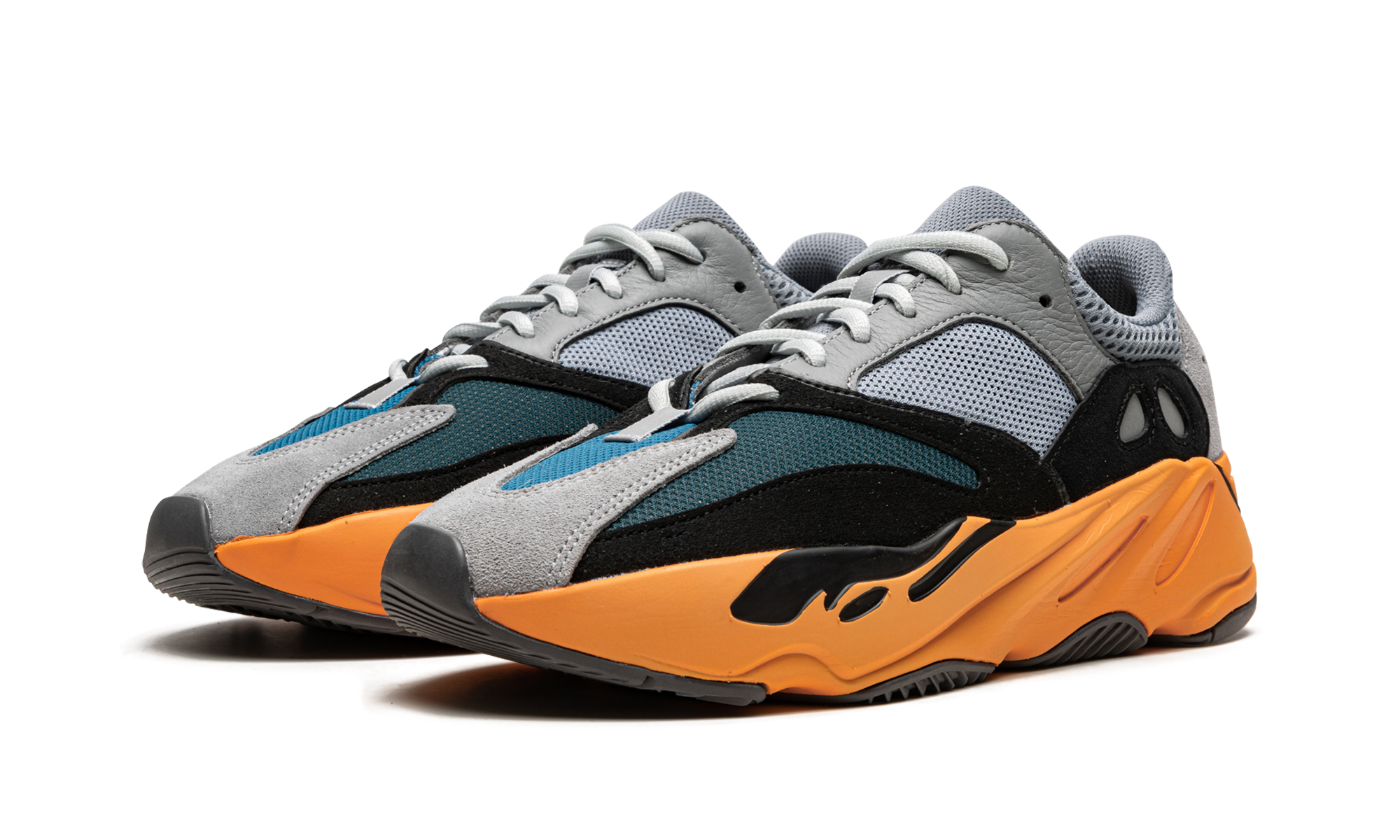 adidas yeezy boost 700 wash orange+GW0296+diagnol left view