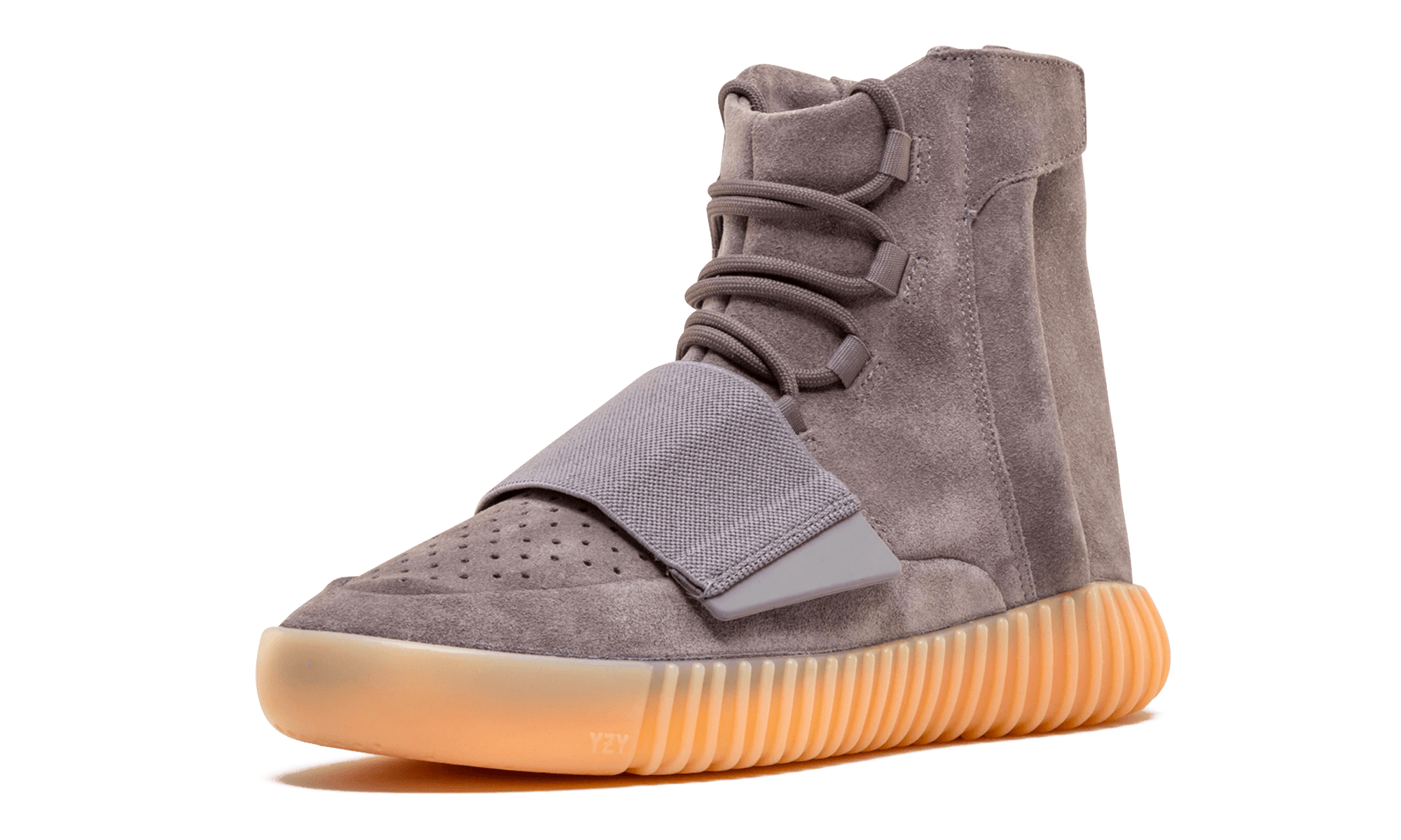 adidas yeezy boost 750 light grey glow in the dark+BB1840+bottom view