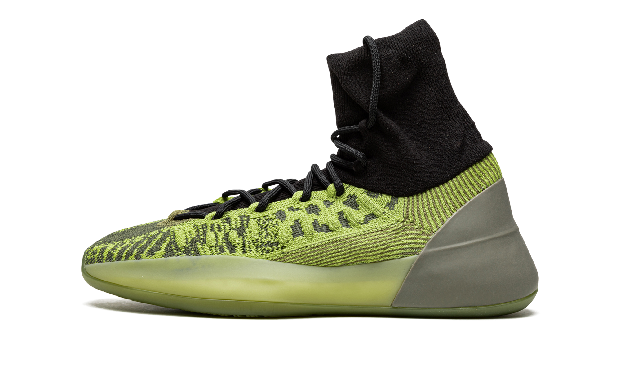 adidas yeezy bsktbl knit energy glow+HR0811+diagnol right view 1