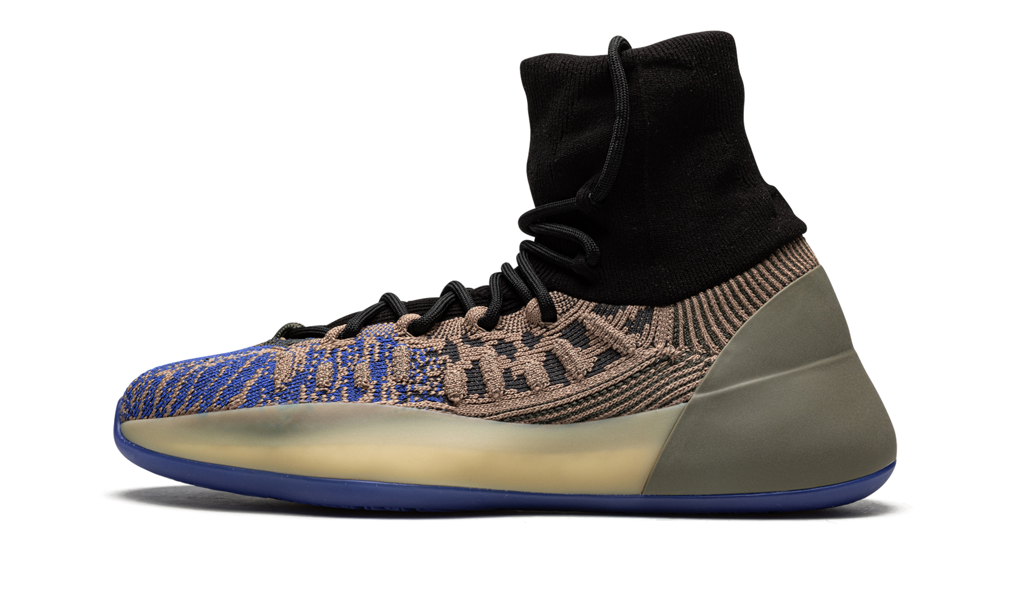 adidas yeezy bsktbl knit slate azure+HP5613+diagnol right view 1