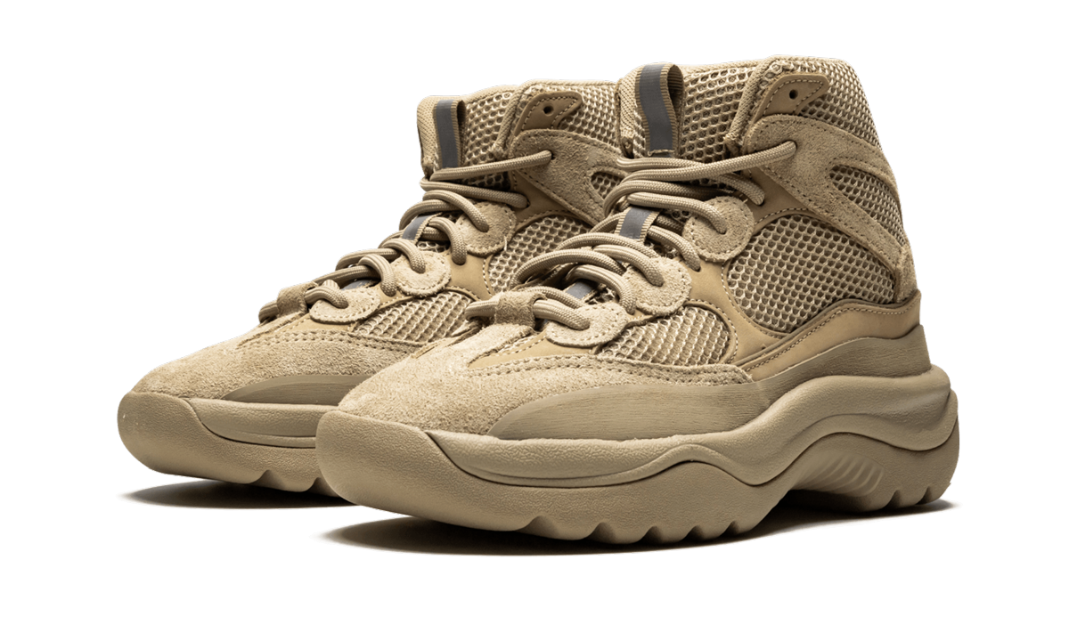 adidas yeezy desert boot rock+EG6462+diagnol left view
