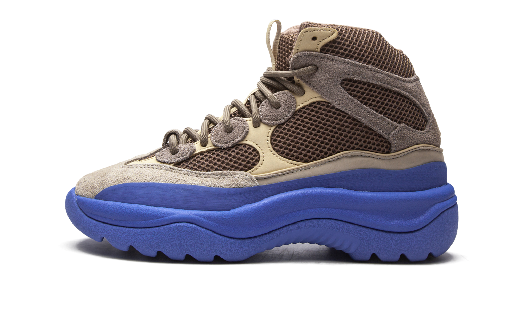 adidas yeezy desert boot taupe blue+GY0374+diagnol right view 1