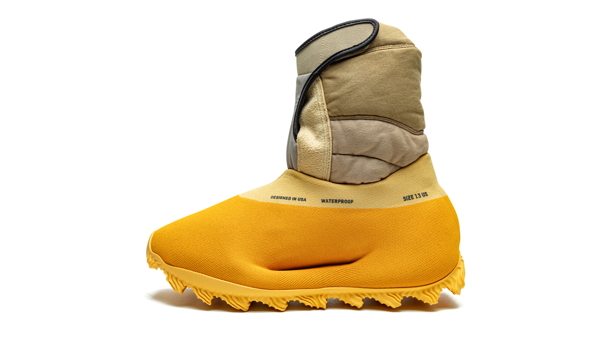 adidas yeezy knit rnr boot sulfur+GY1824+diagnol right view 1