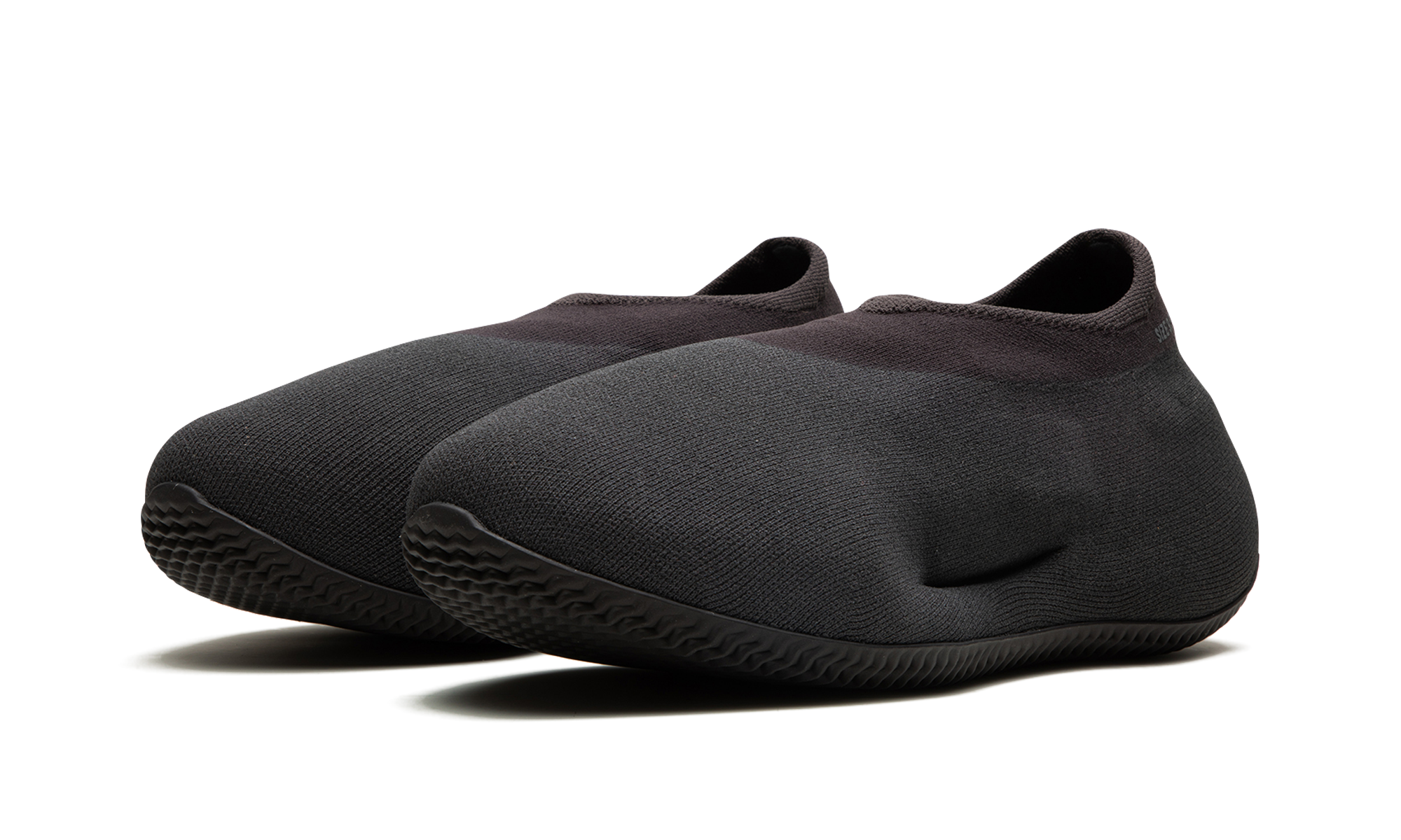adidas yeezy knit rnr fade onyx+IE1663+diagnol left view
