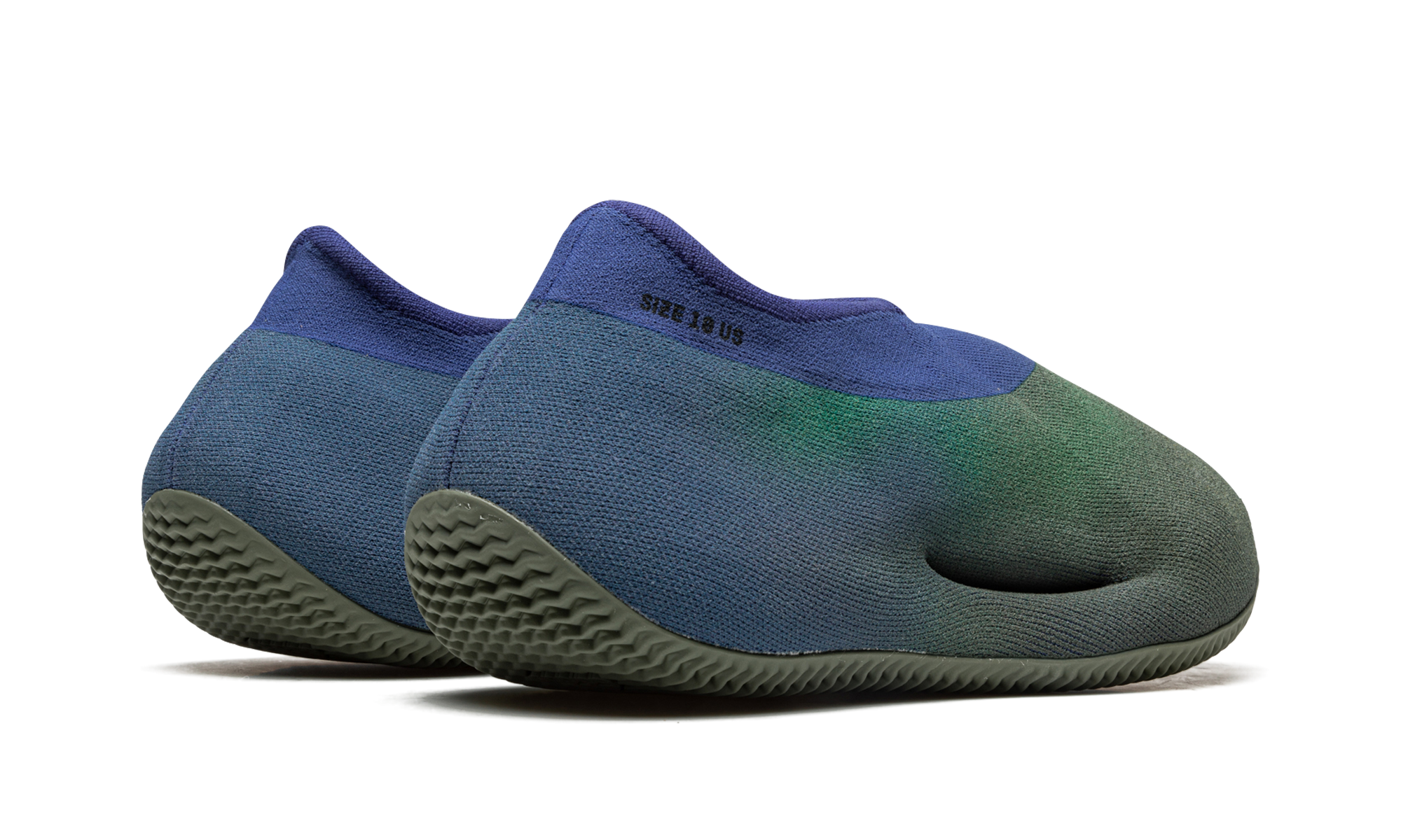 adidas yeezy knit rnr faded azure+FZ5907+diagnol right behind view