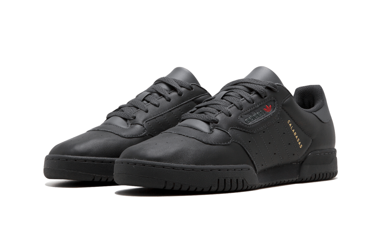 adidas yeezy powerphase calabasas core black+CG6420+diagnol left view
