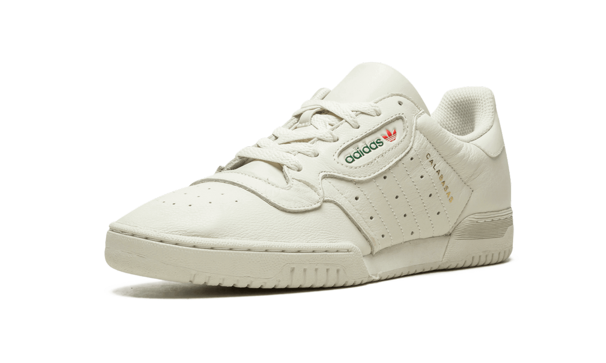 adidas yeezy powerphase calabasas core white+CQ1693+left diagnol single view