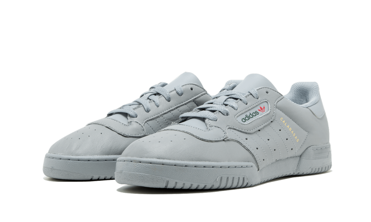 adidas yeezy powerphase calabasas grey+CG6422+diagnol left view
