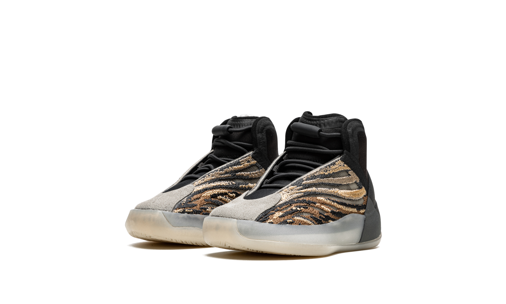 adidas yeezy qntm amber tint kids+GX1333+diagnol left view
