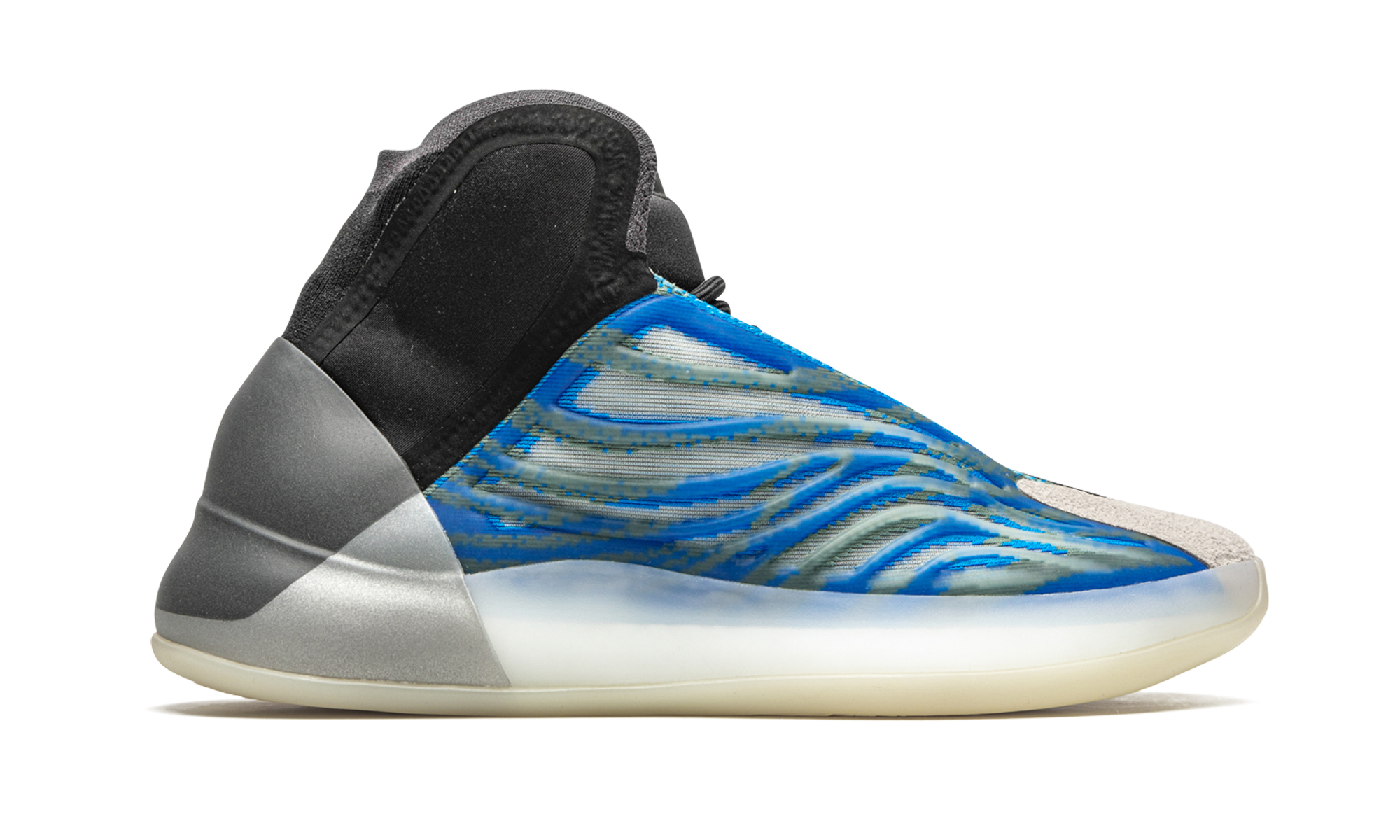 adidas yeezy qntm bsktbl frozen blue+GX5049+right view