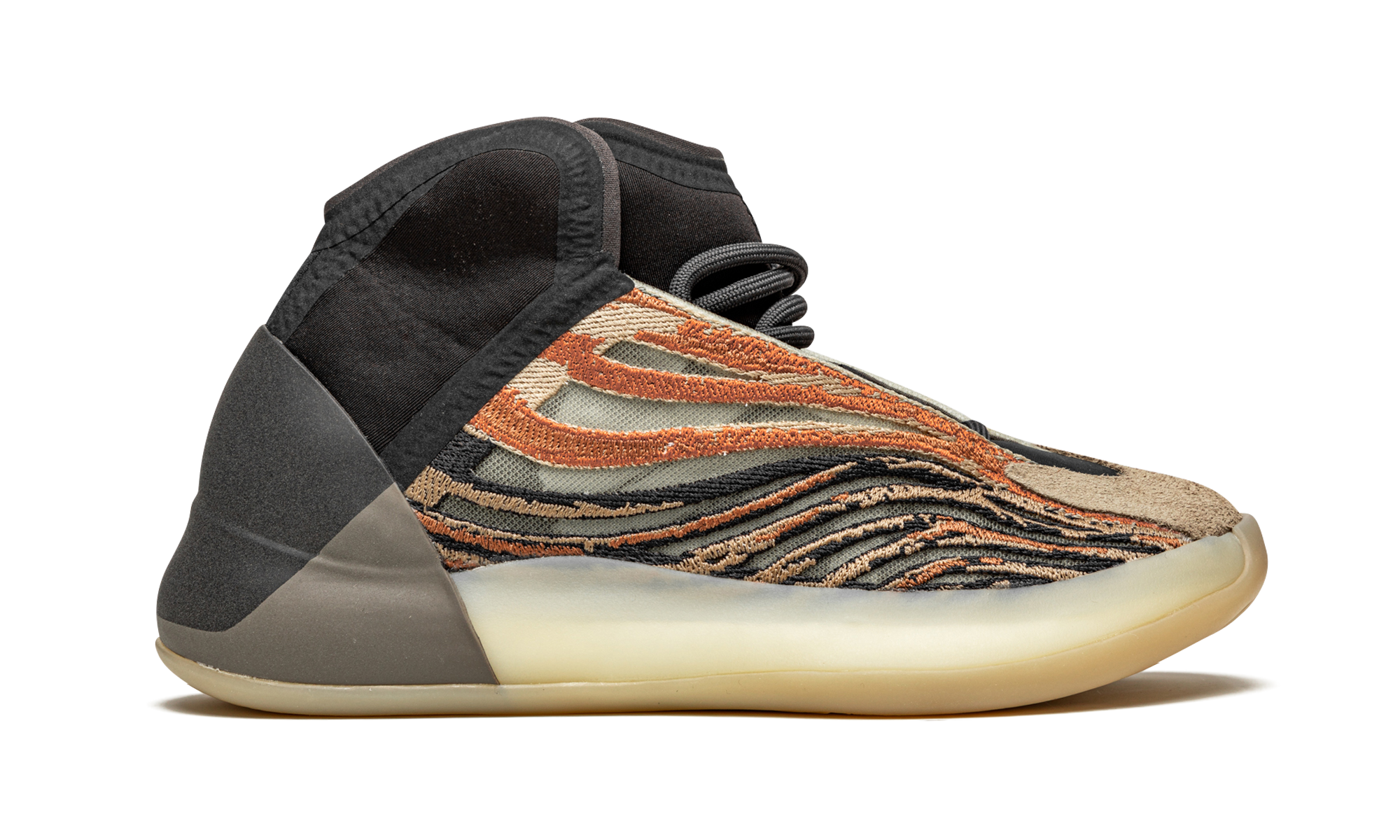 adidas yeezy qntm flash orange+GW5314+right view