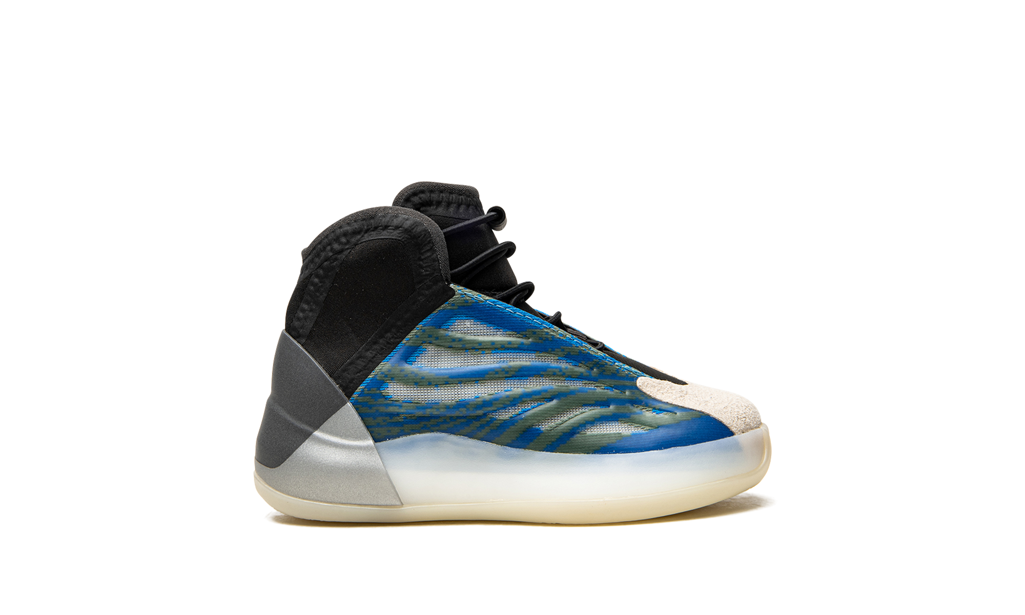 adidas yeezy qntm frozen blue infants+GZ8870+right view