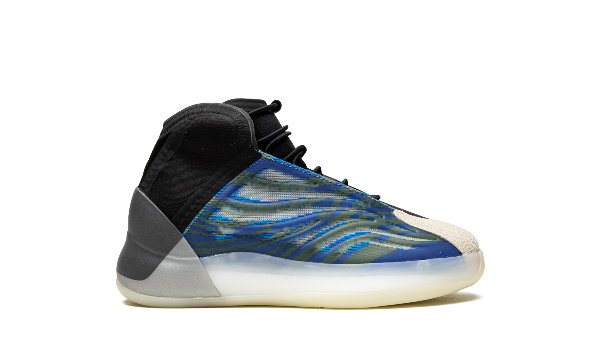 adidas yeezy qntm frozen blue kids+GZ8871+right view