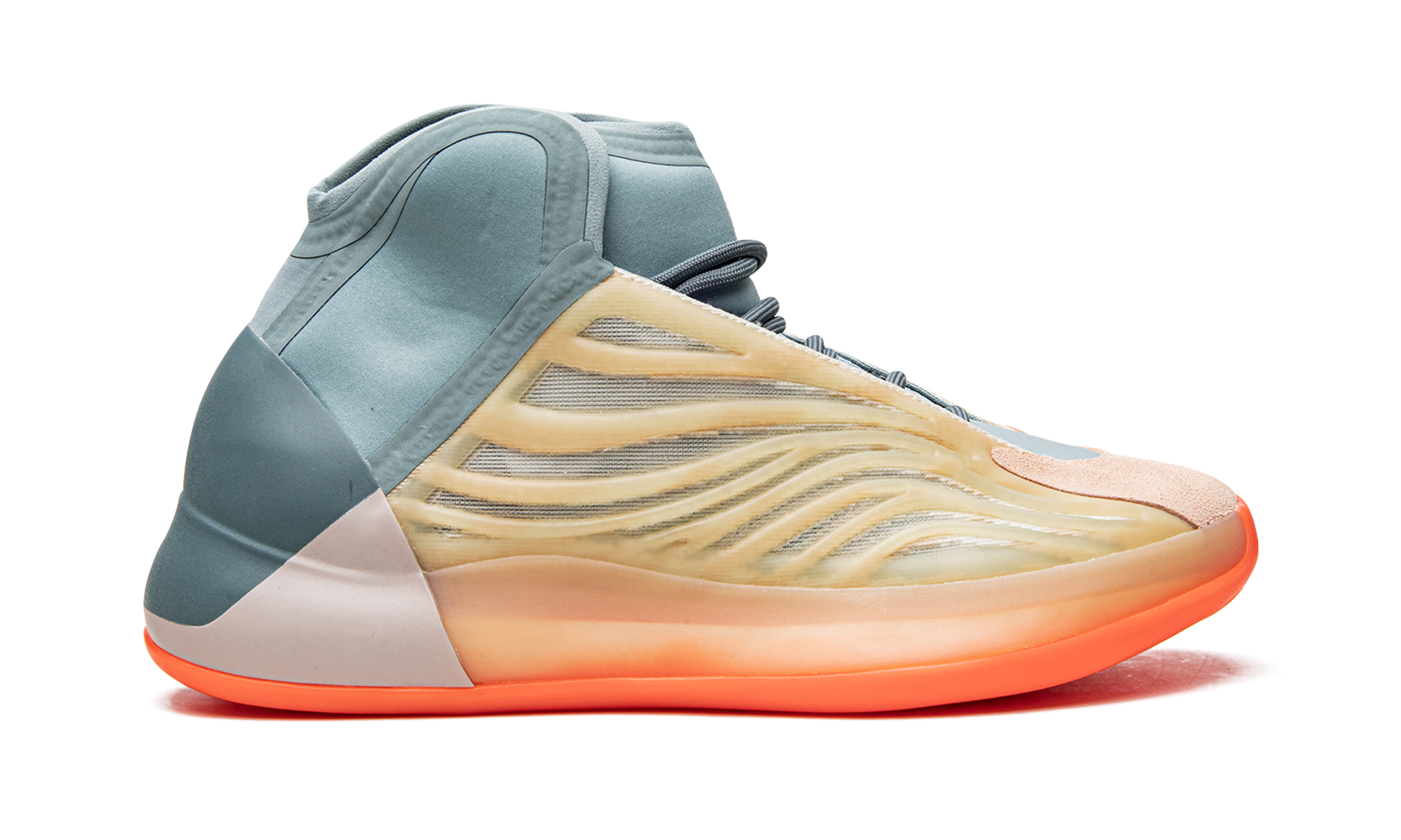 adidas yeezy qntm hi res coral+HP6595+right view