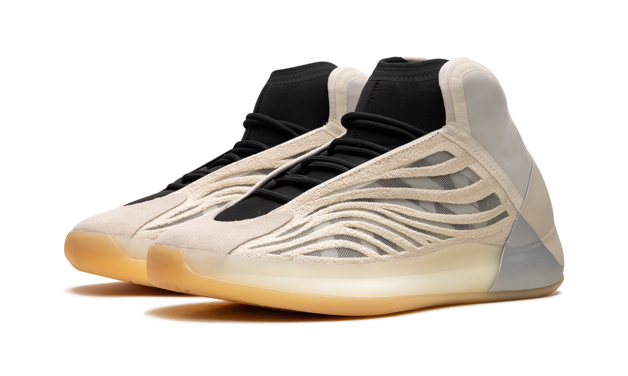 adidas yeezy qntm mist slate+HQ2085+diagnol left view