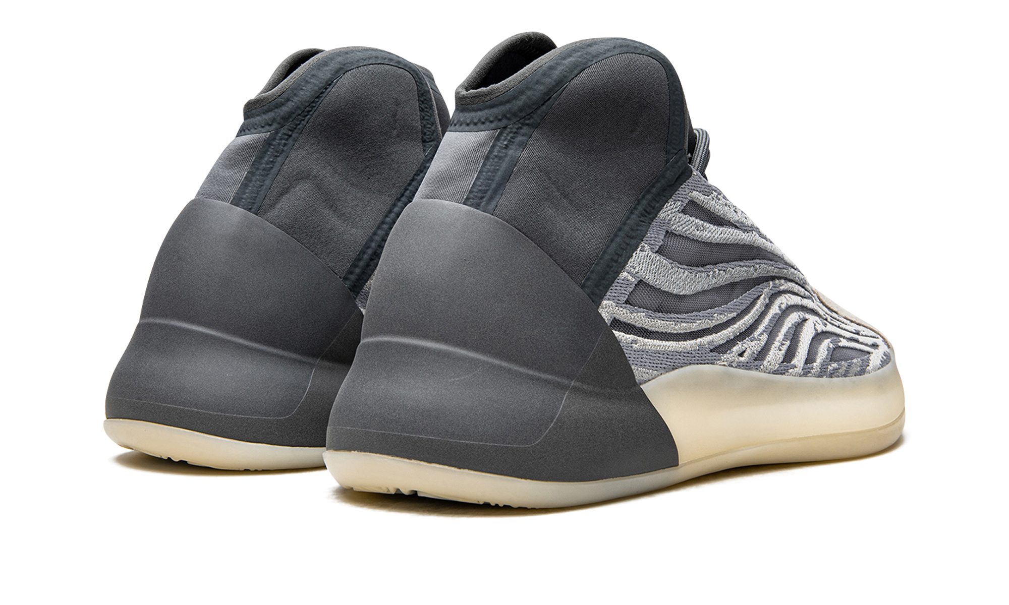 adidas yeezy qntm mono carbon+GX6594+diagnol right behind view
