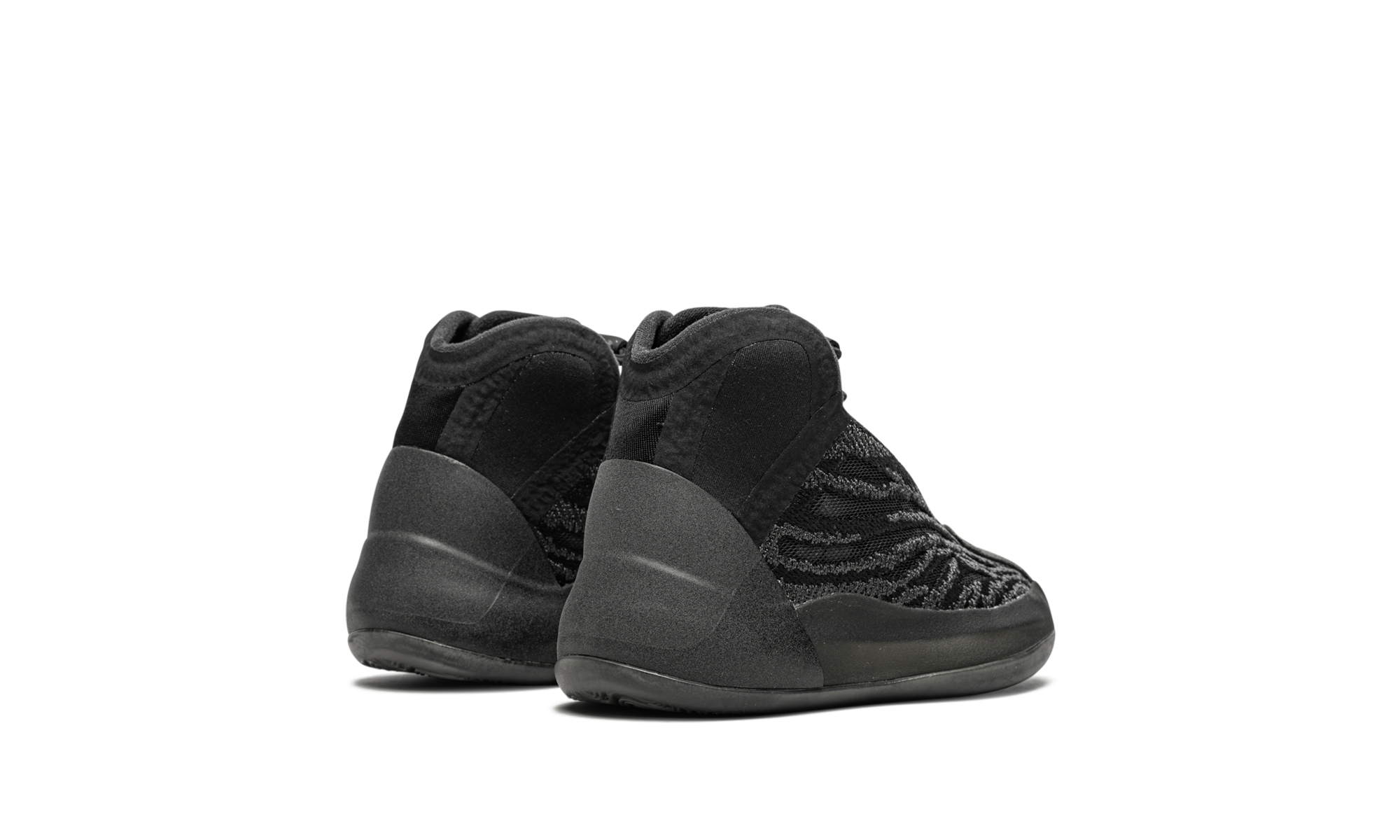 adidas yeezy qntm onyx infants+GX1319+diagnol right behind view