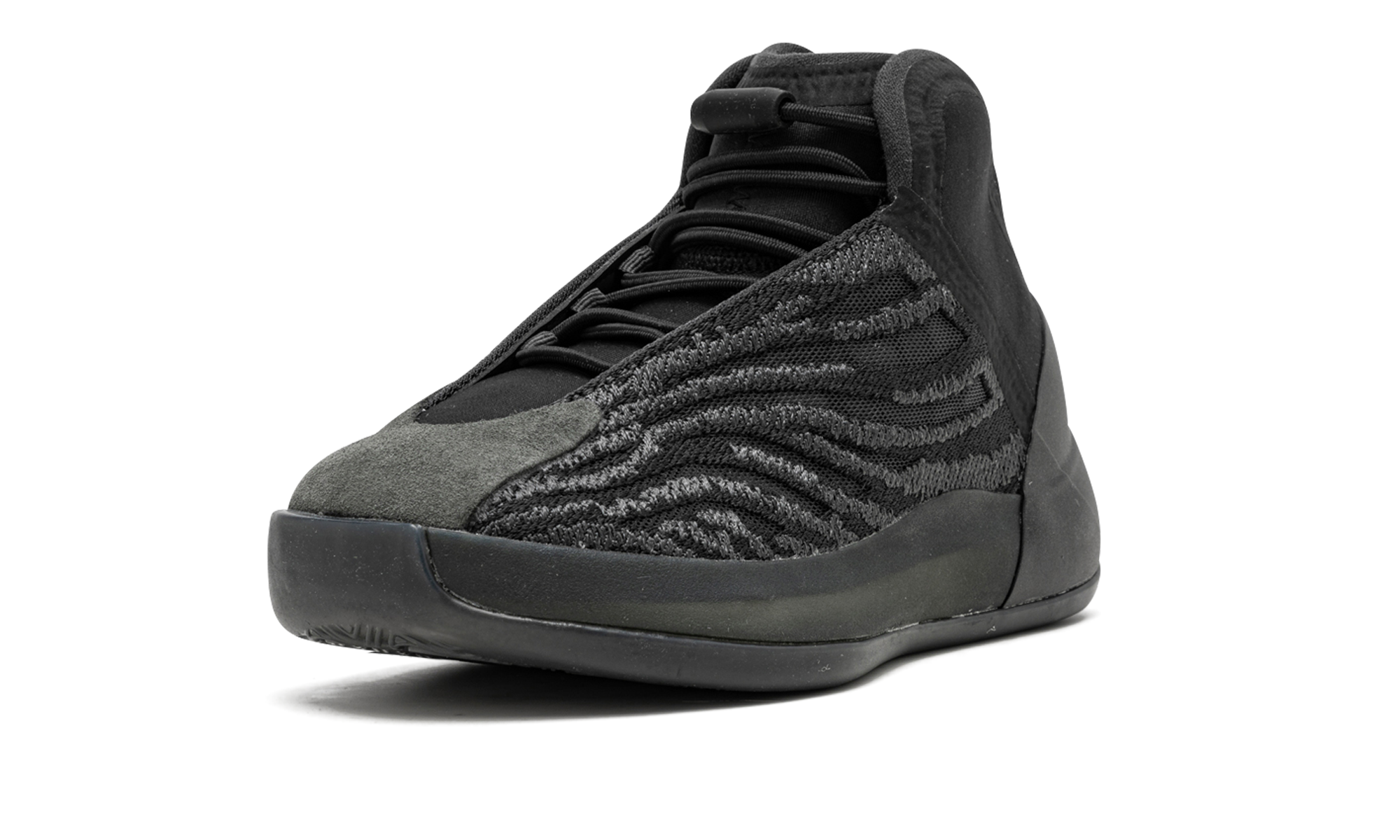 adidas yeezy qntm onyx kids+GX1318+left diagnol single view