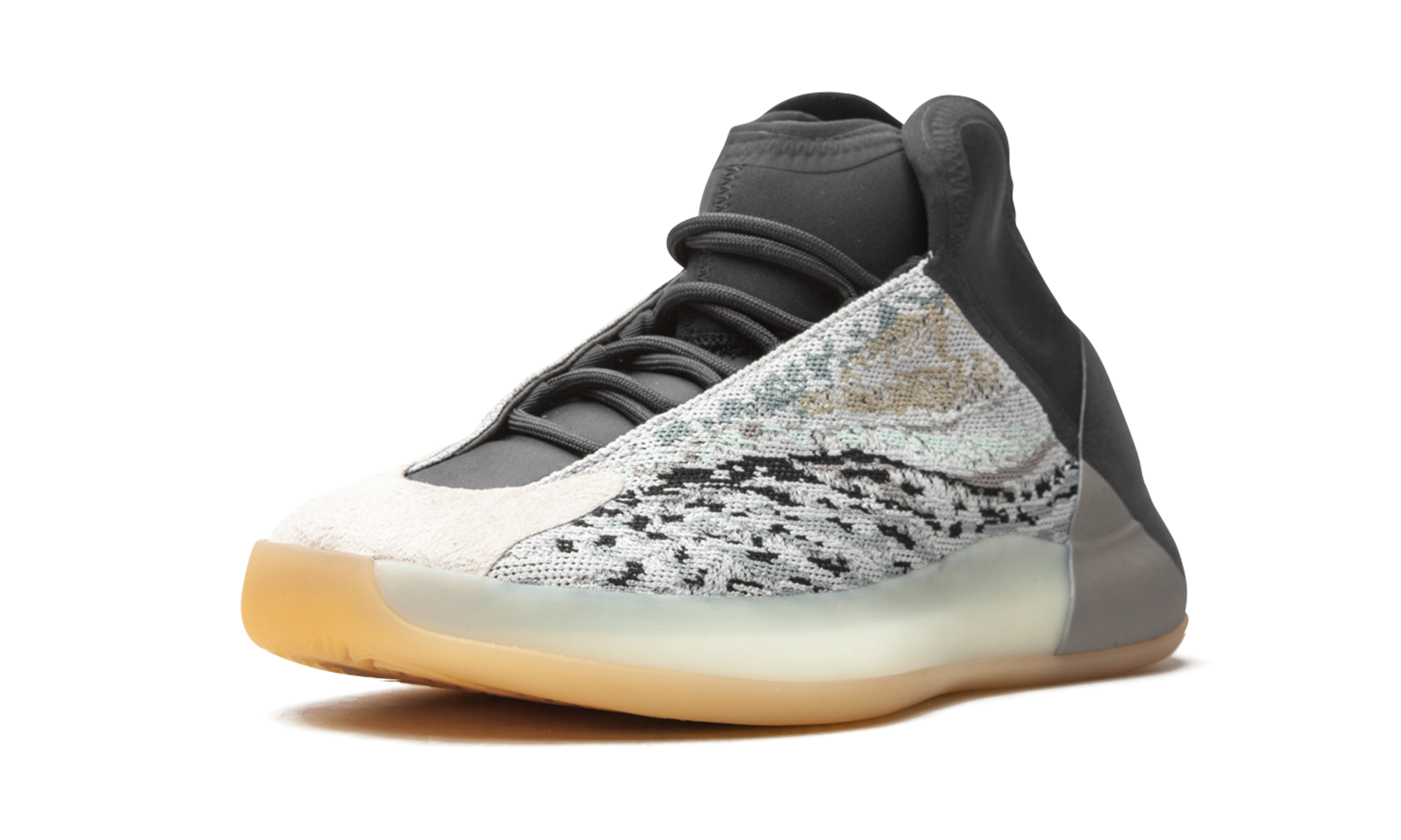 adidas yeezy qntm sea teal+GY7926+left diagnol single view