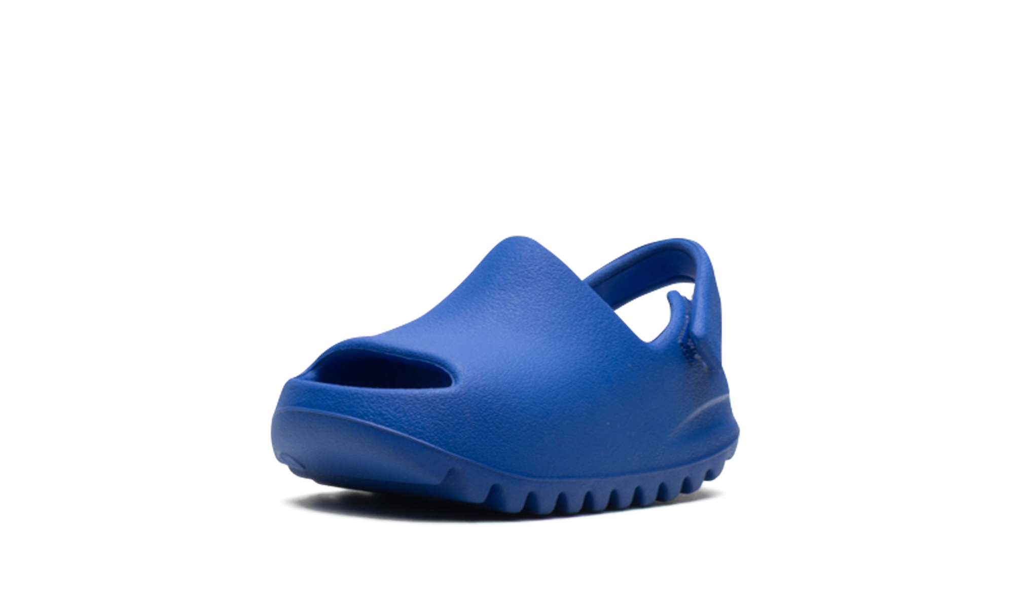 adidas yeezy slide azure infants+ID4137+left diagnol single view