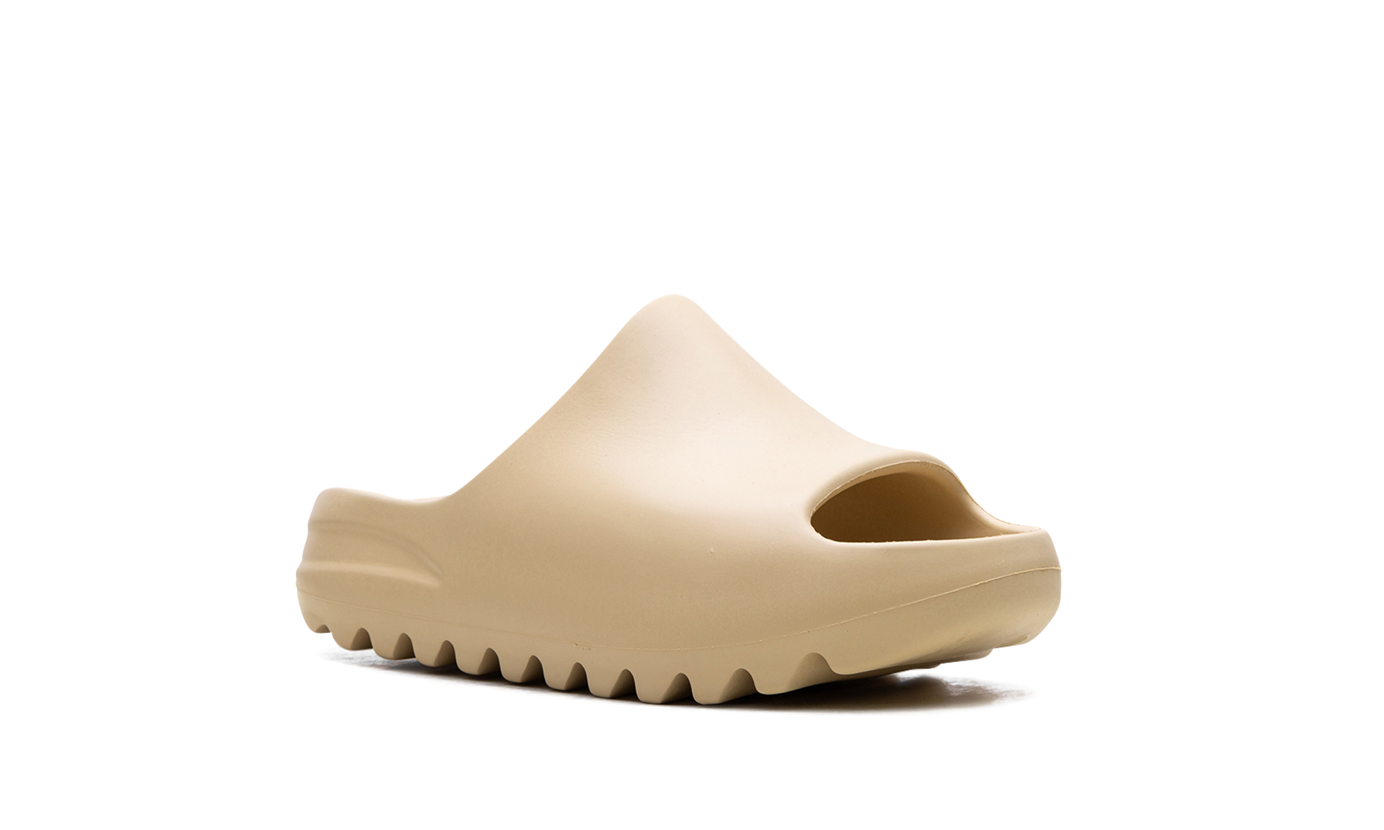 adidas yeezy slide desert sand kids+FW6346+diagnol right view