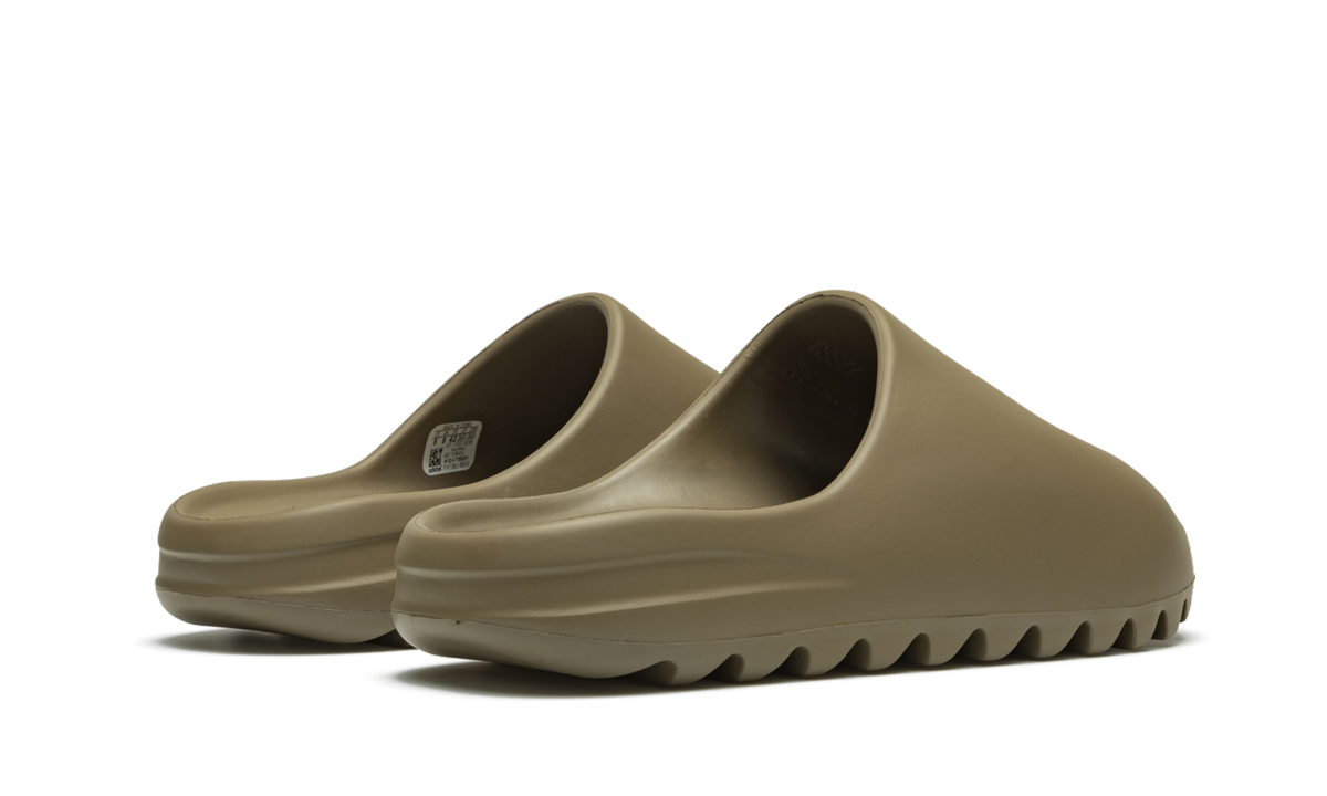 adidas yeezy slide earth brown+FV8425+diagnol right behind view