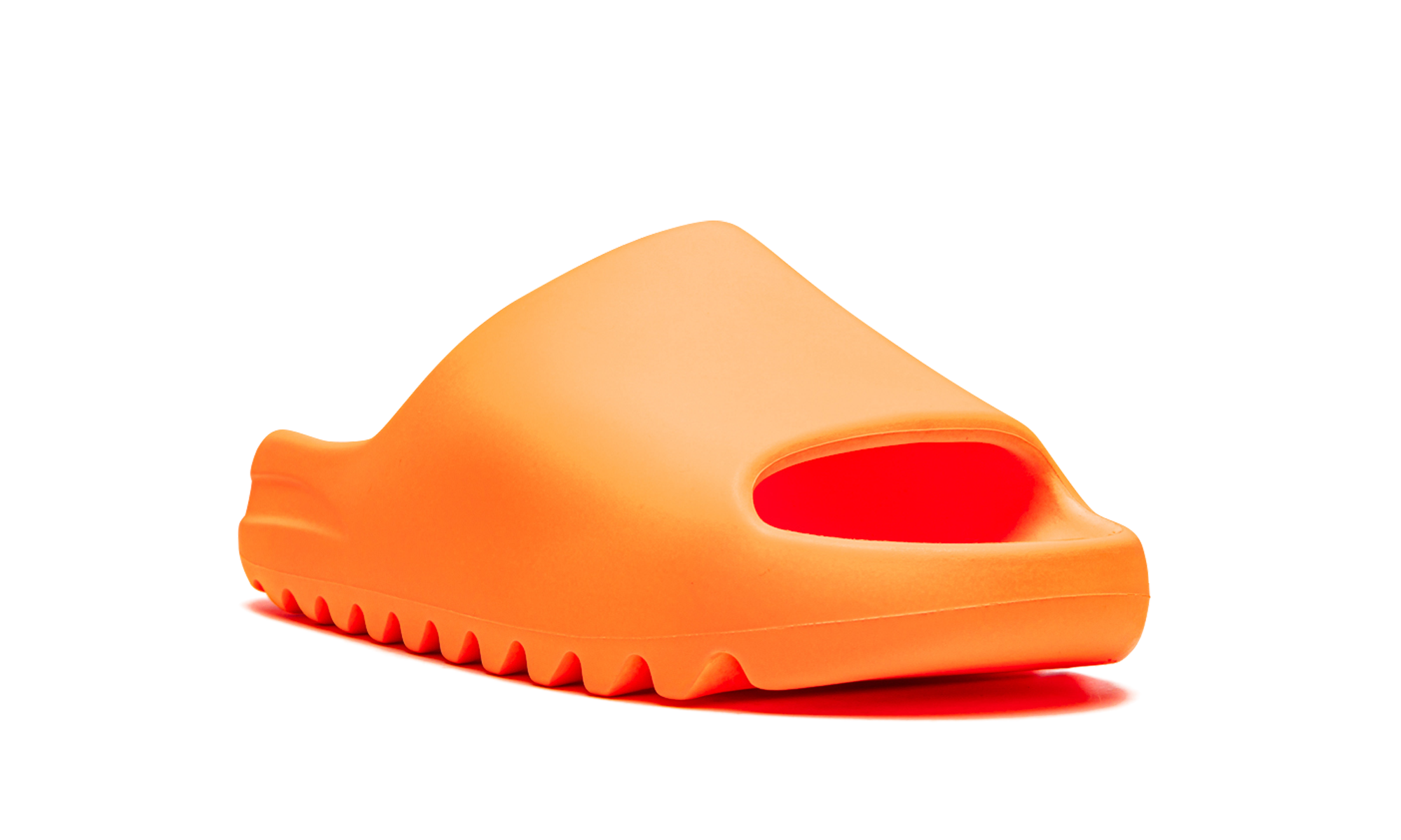 adidas yeezy slide enflame orange+GZ0953+diagnol right view