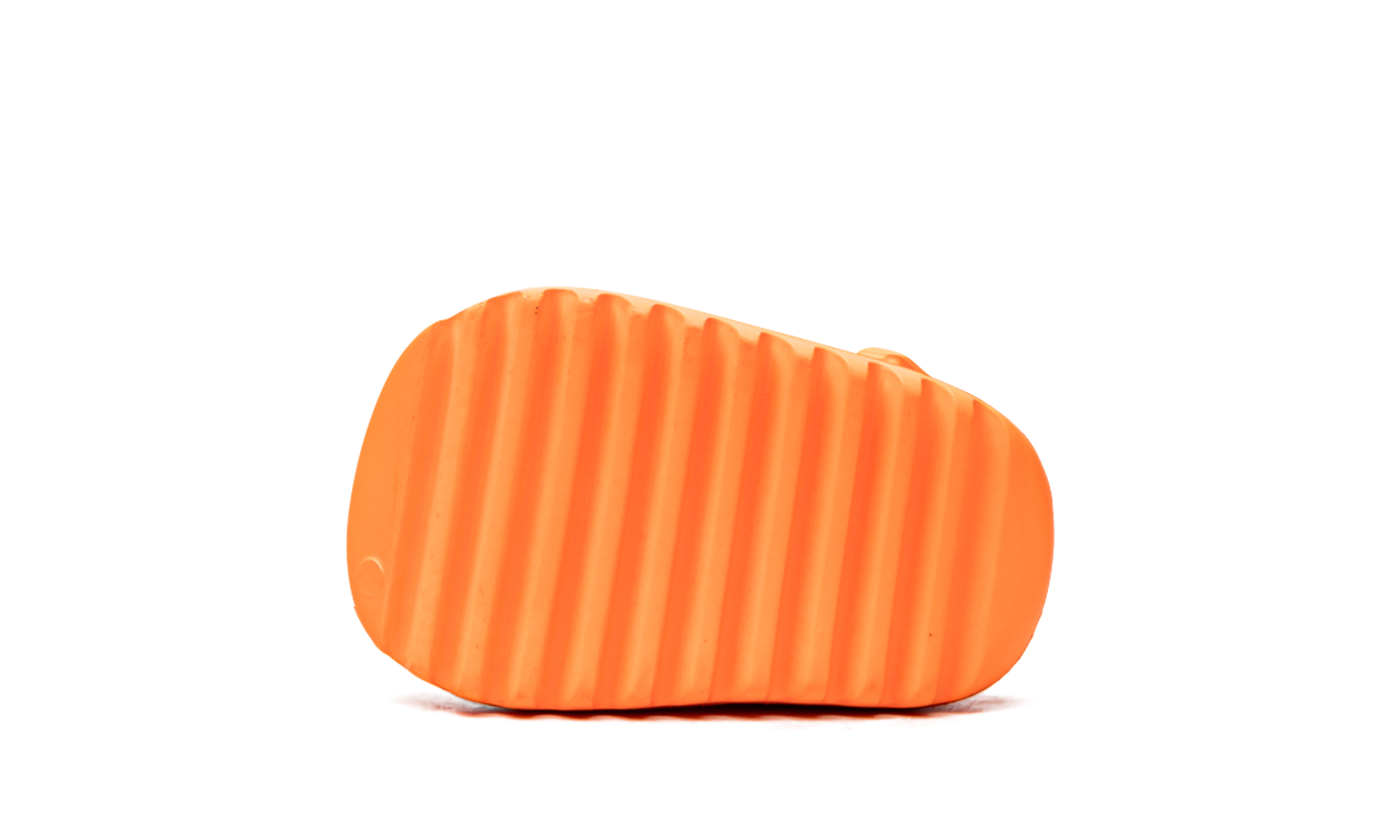 adidas yeezy slide enflame orange infants+GZ0955+bottom view