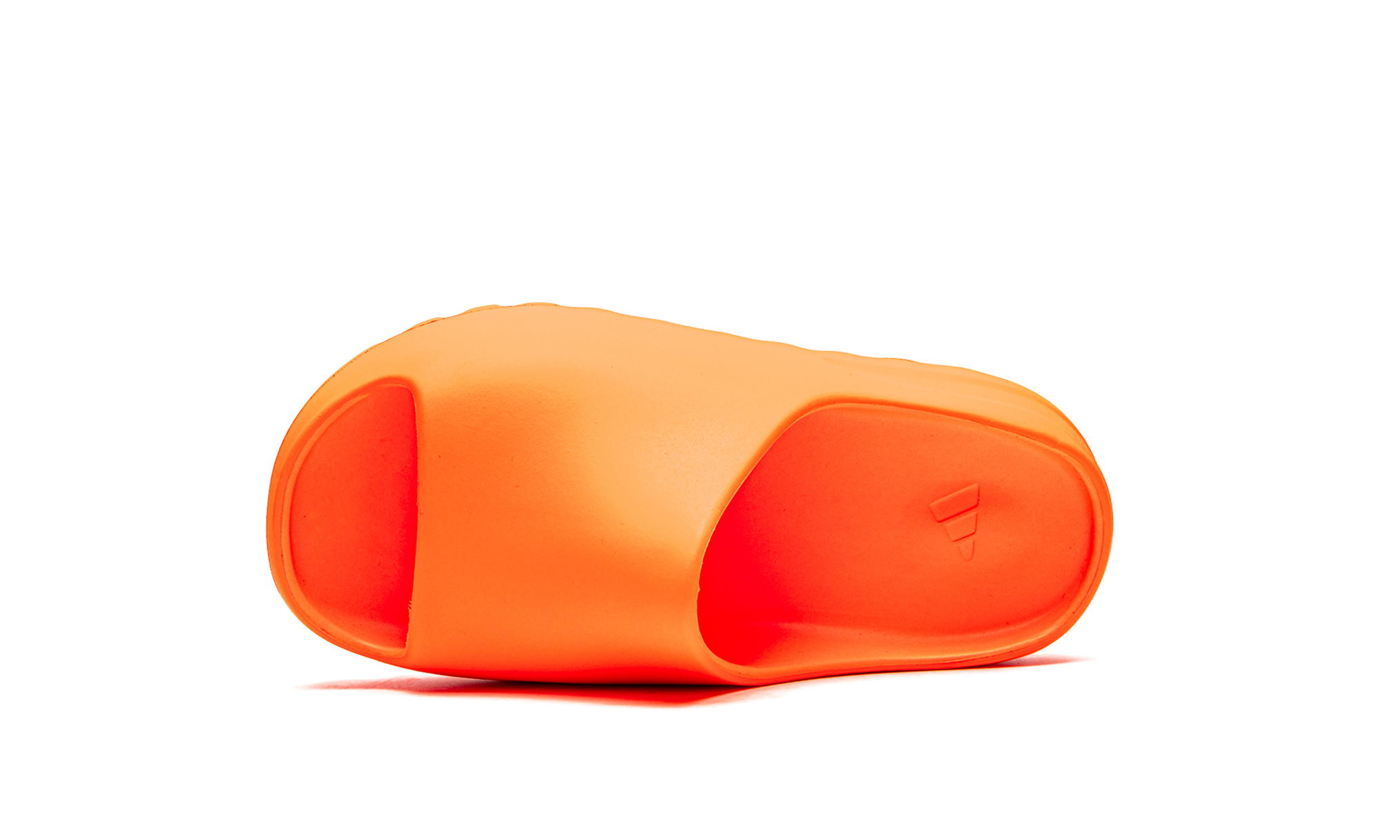 adidas yeezy slide enflame orange kids+GZ0954+diagnol right view 1