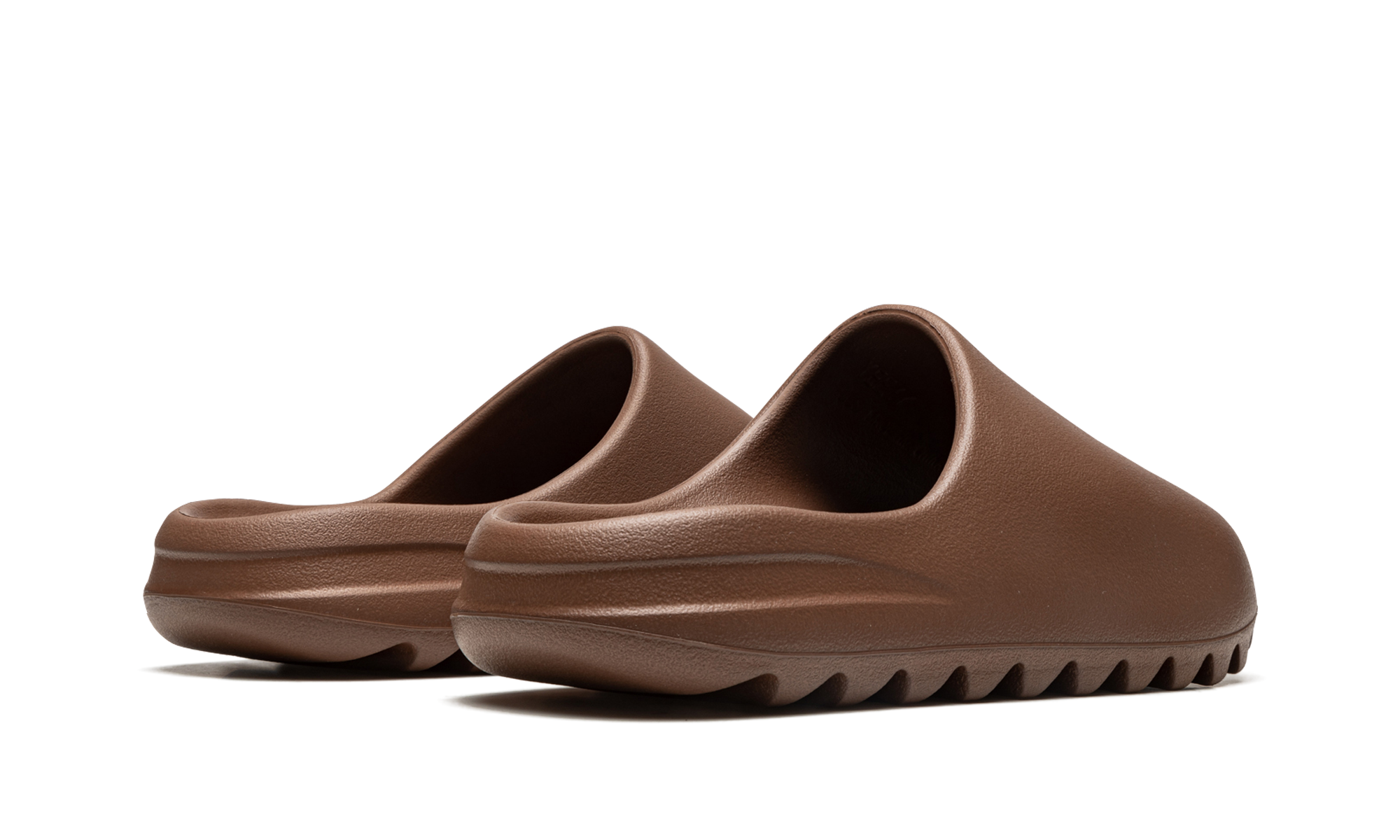 adidas yeezy slide flax+FZ5896+diagnol right behind view