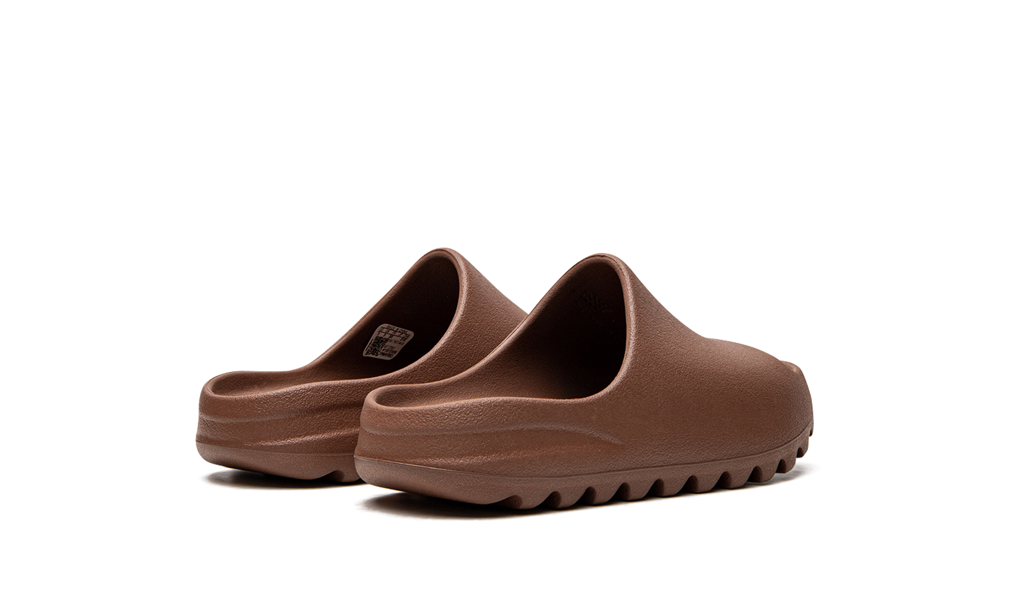 adidas yeezy slide flax kids+FZ5901+diagnol right behind view