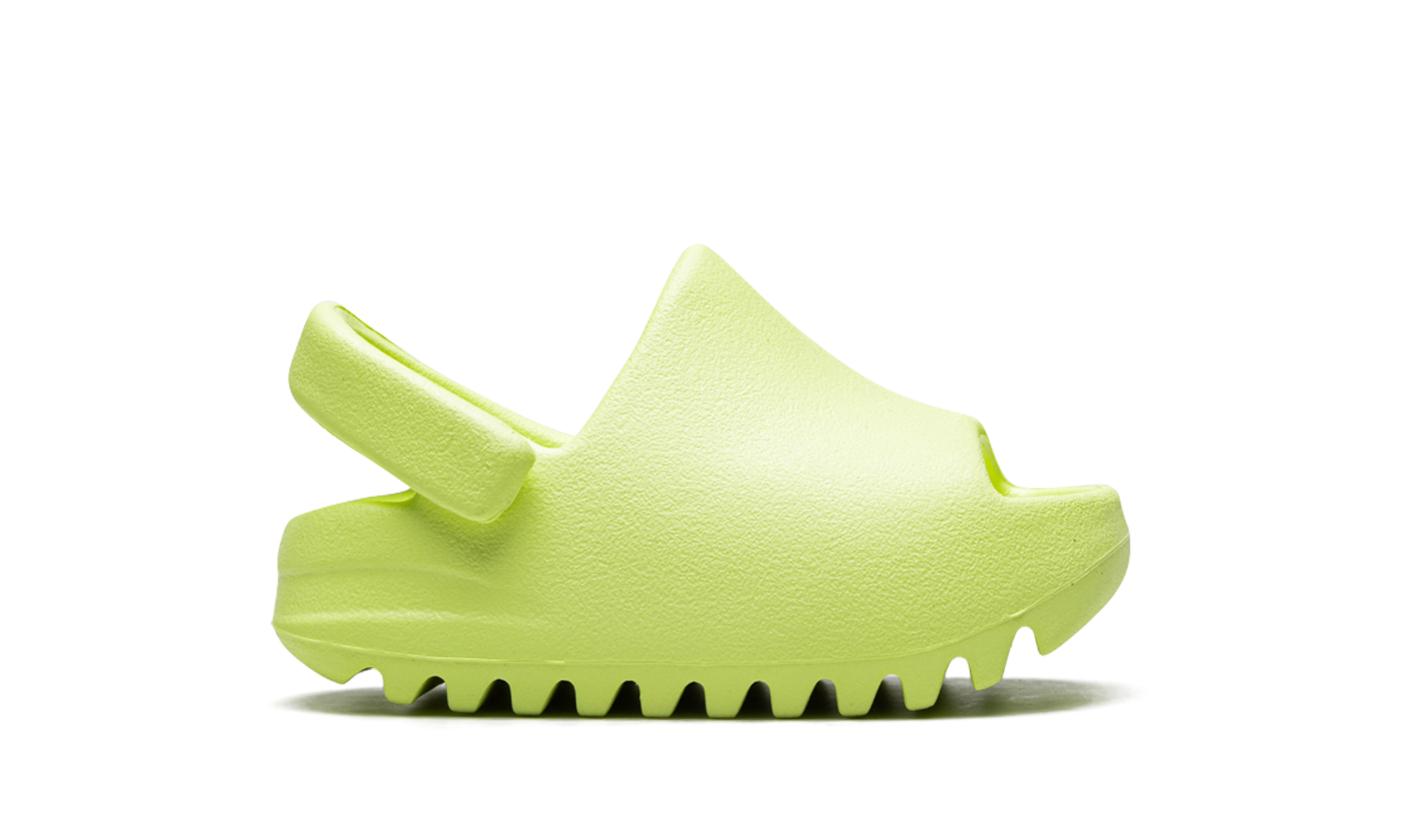 adidas yeezy slide glow green 2022 infants+HQ4119+right view