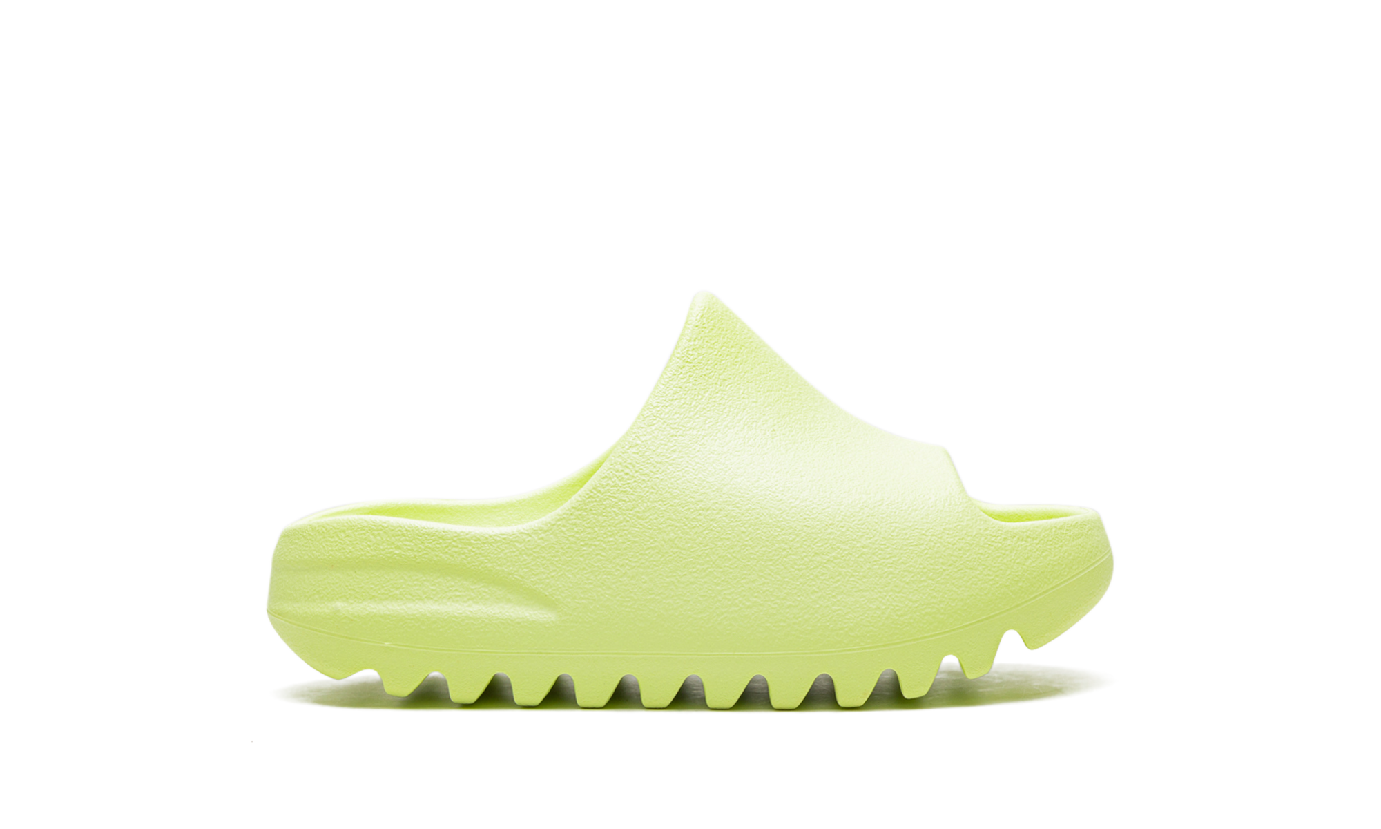 adidas yeezy slide glow green 2022 kids+HQ4116+right view