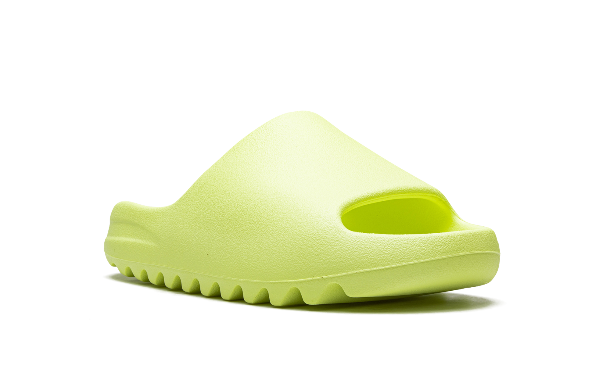 adidas yeezy slide glow green 2022 2023 restock+HQ6447+right view