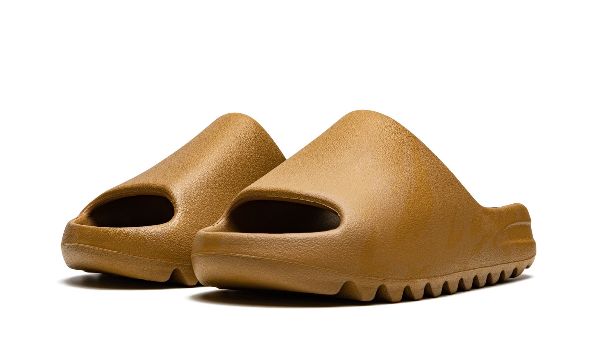 adidas yeezy slide ochre+GW1931+diagnol left view