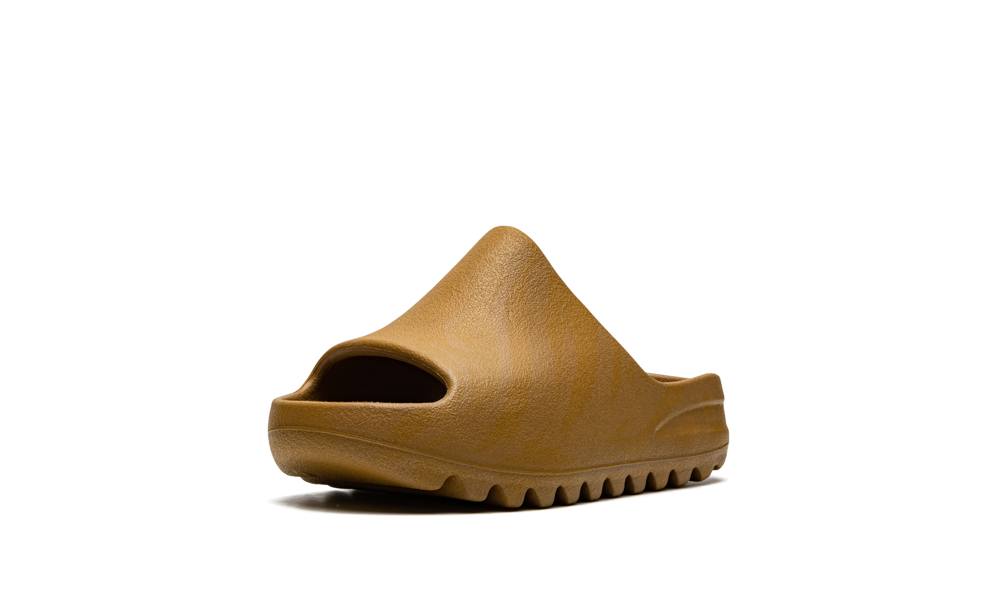 adidas yeezy slide ochre kids+GW1932+left diagnol single view