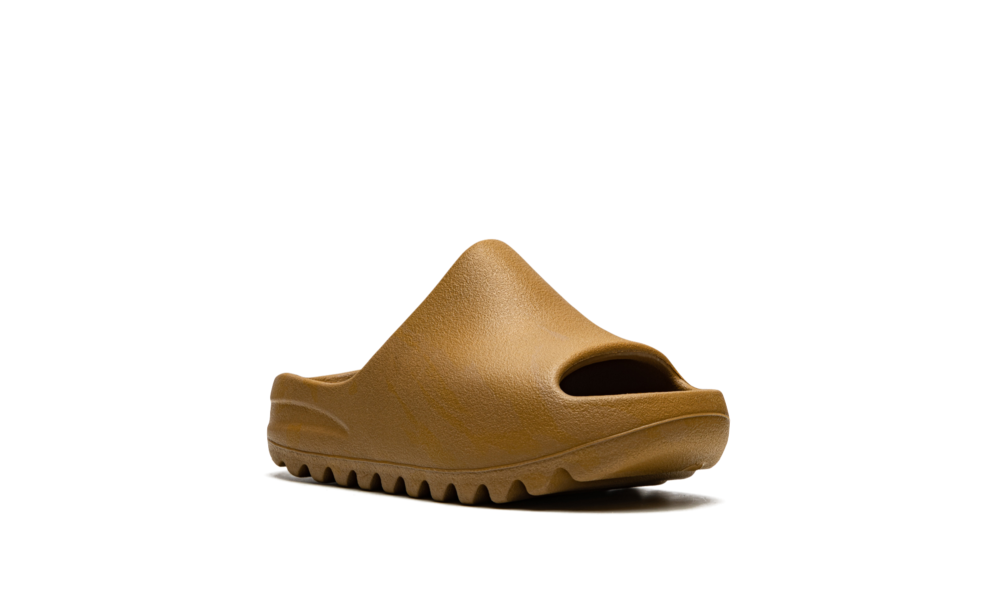 adidas yeezy slide ochre kids+GW1932+diagnol right view