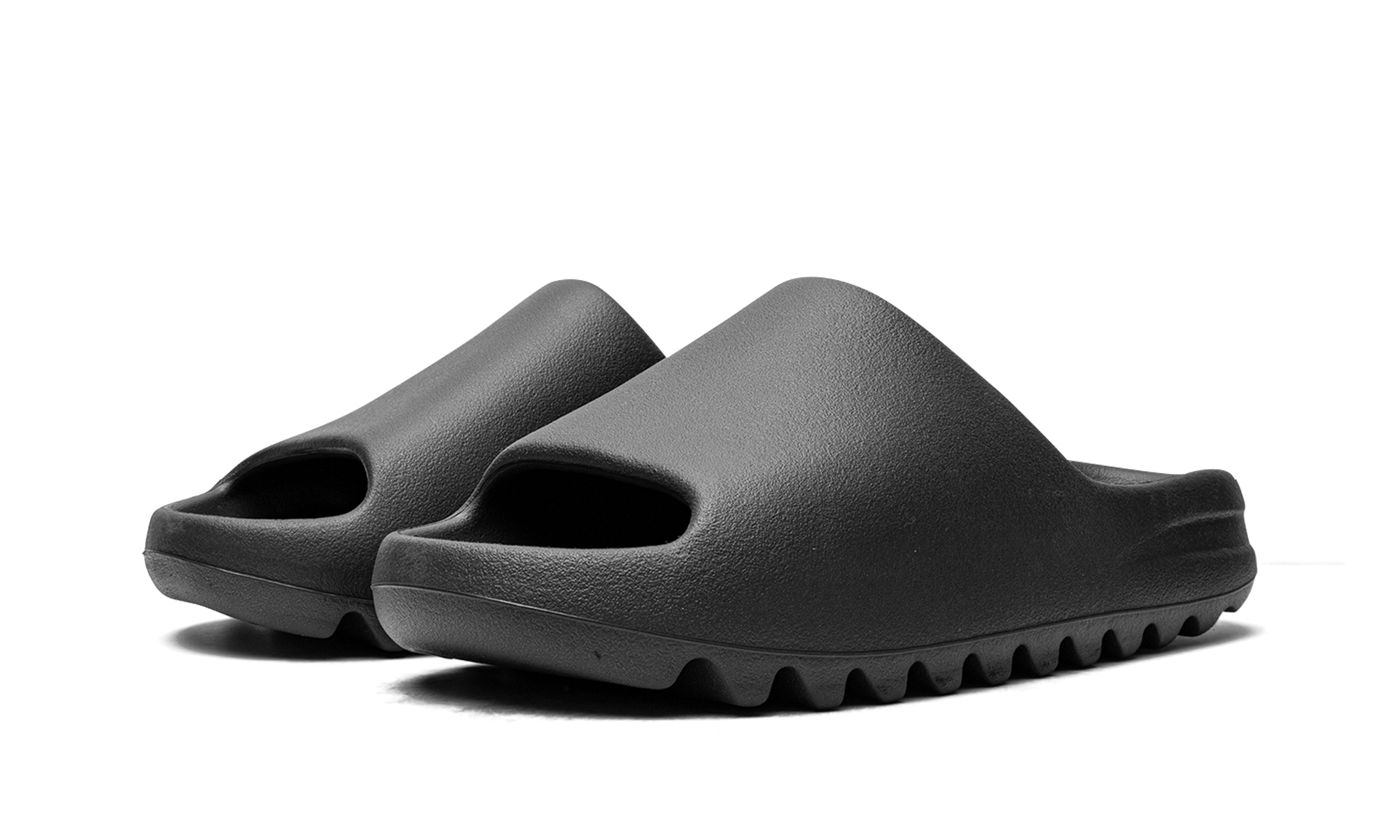 adidas yeezy slide onyx+HQ6448+diagnol left view