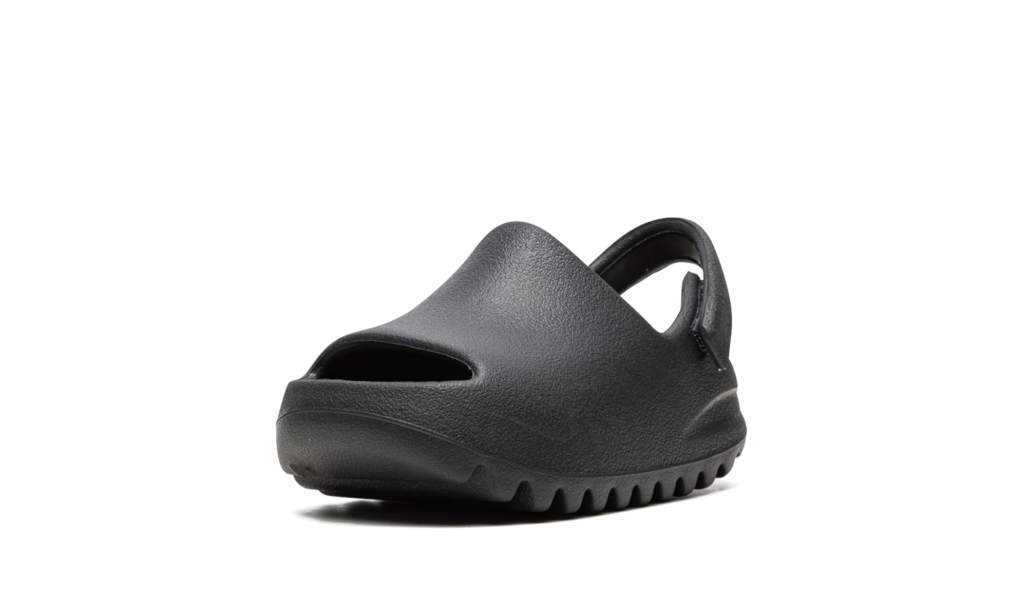 adidas yeezy slide onyx infants+HQ4118+left diagnol single view