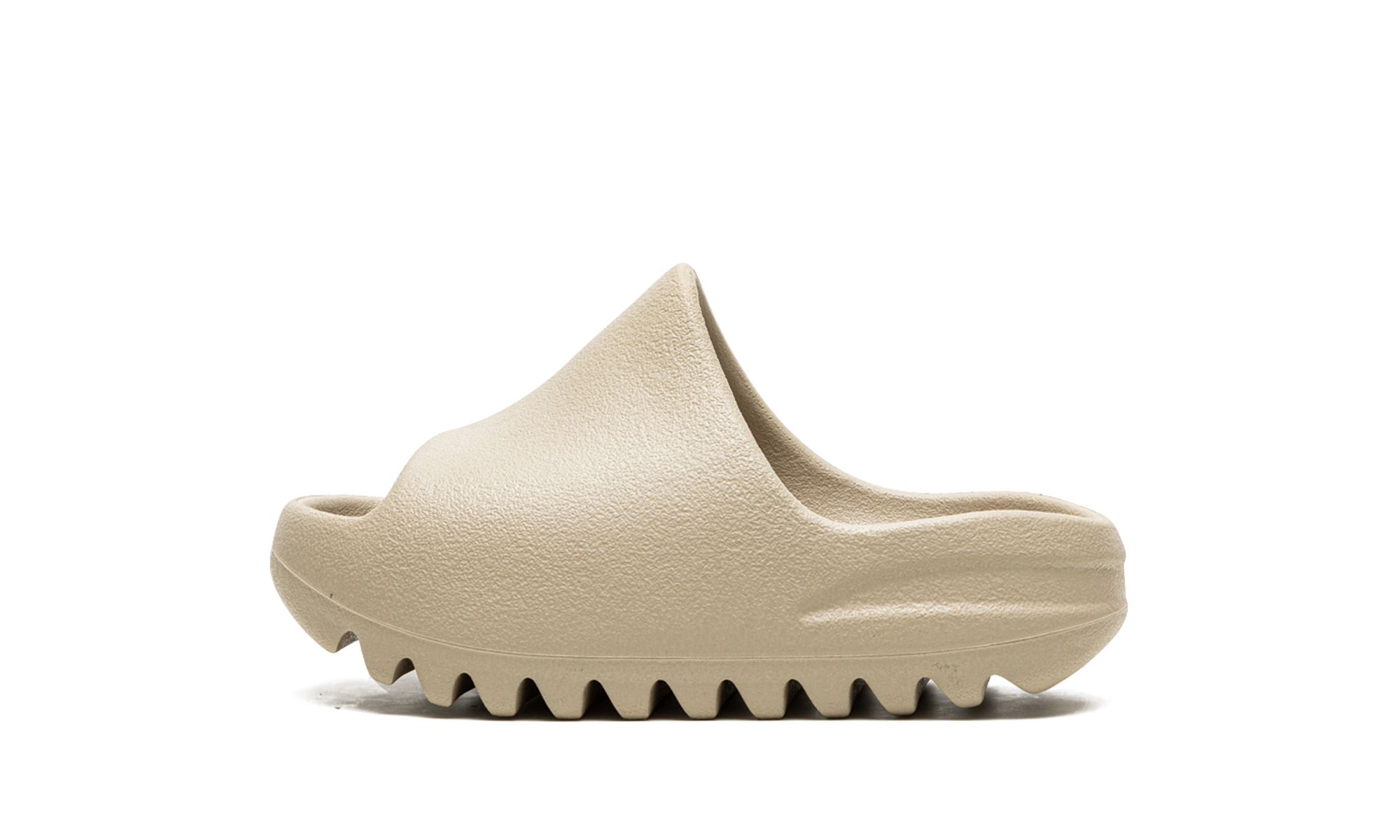 adidas yeezy slide pure restock pair kids+HQ4117+diagnol right view 1