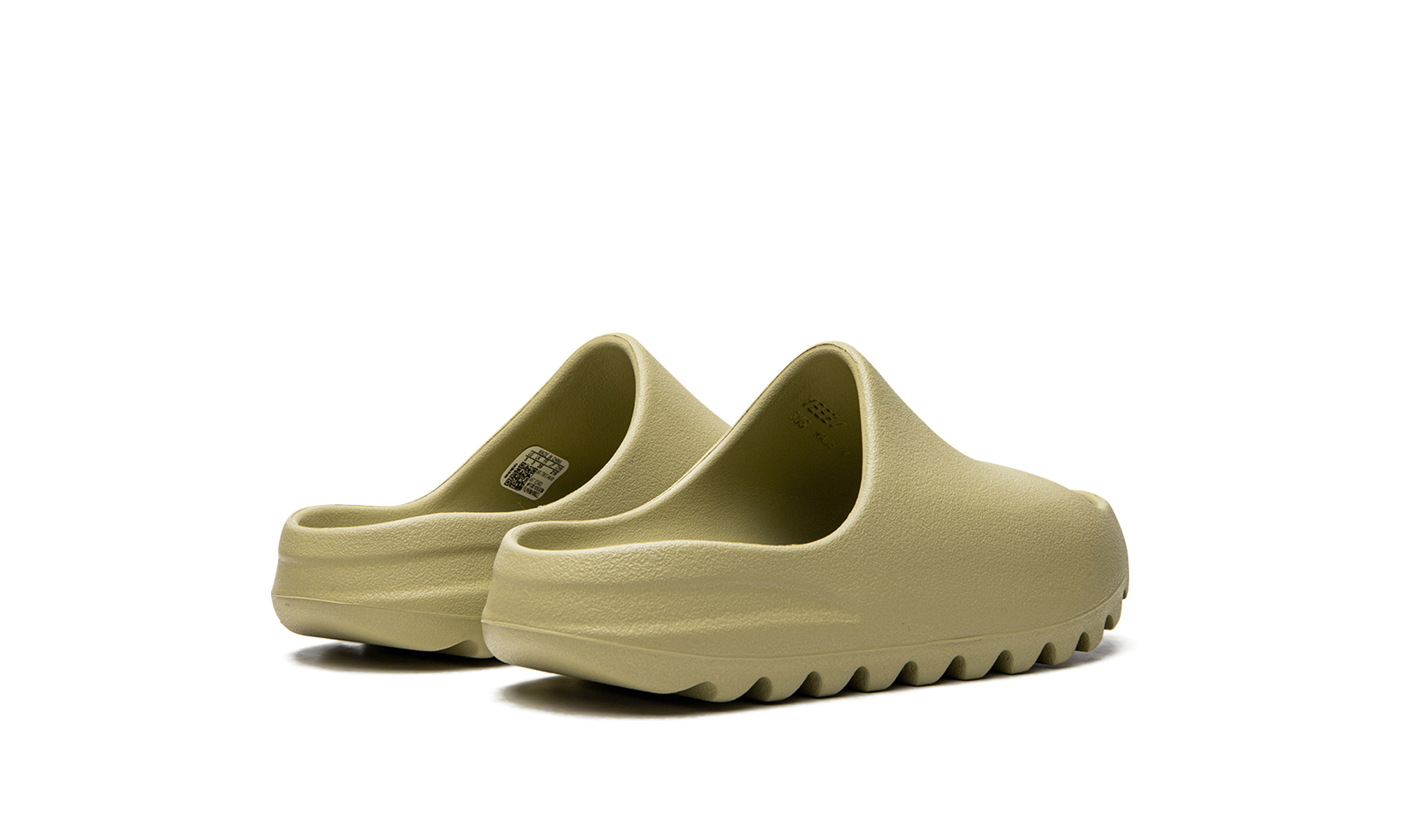 adidas yeezy slide resin 2022 kids+FZ5903+diagnol right behind view
