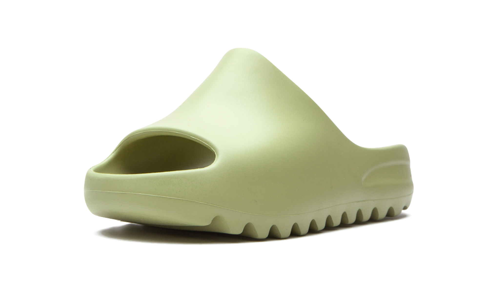 adidas yeezy slide resin kids+FX0495+left diagnol single view