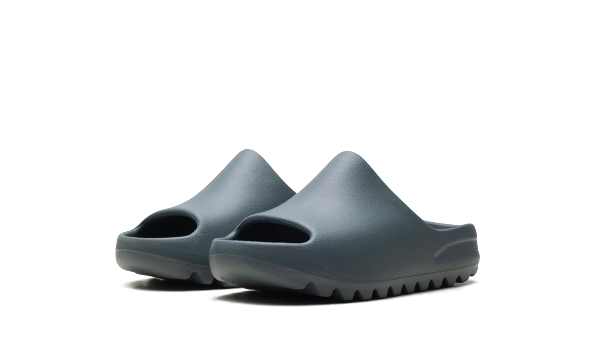 adidas yeezy slide slate marine kids+ID2352+diagnol left view