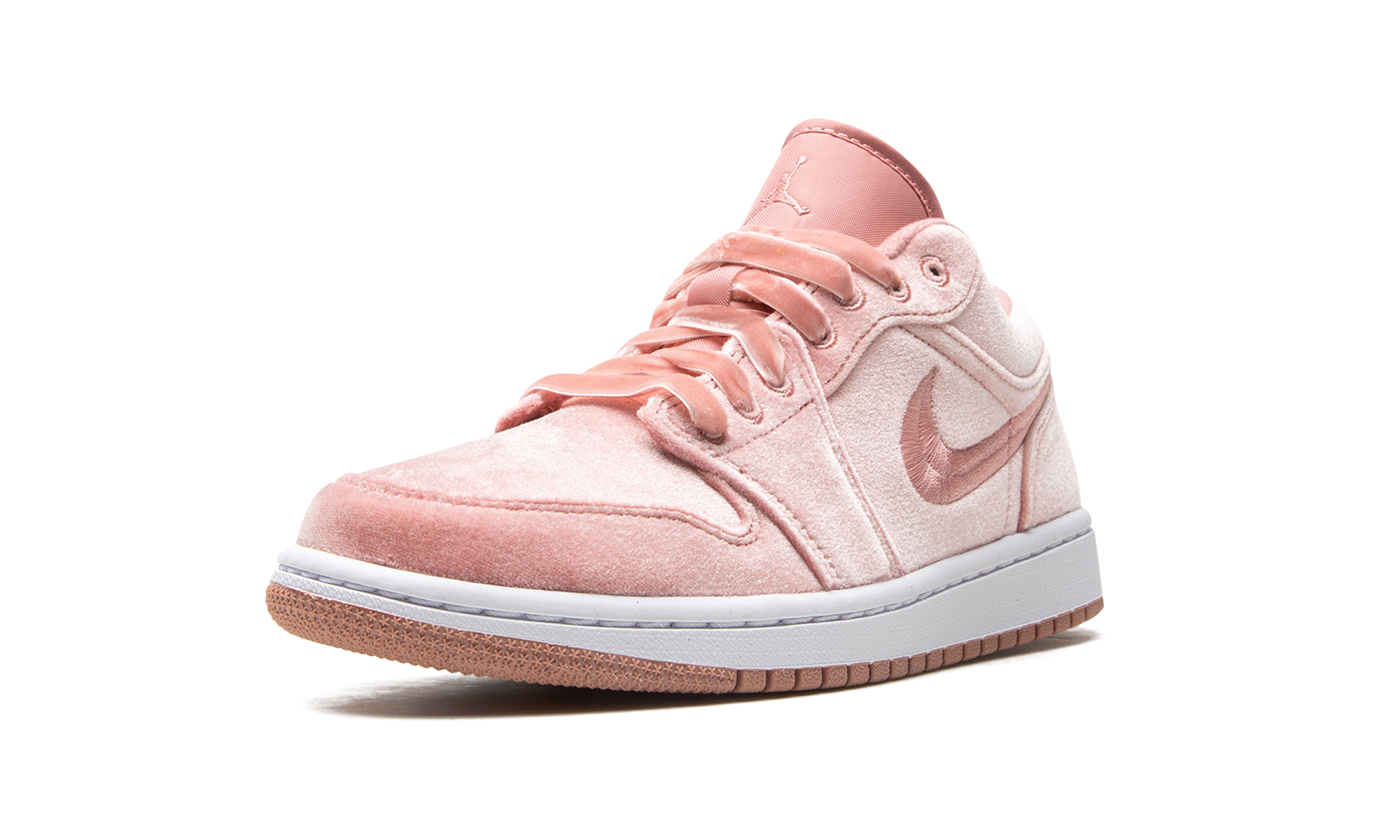 air jordan 1 low se pink velvet women s+DQ8396-600+left diagnol single view